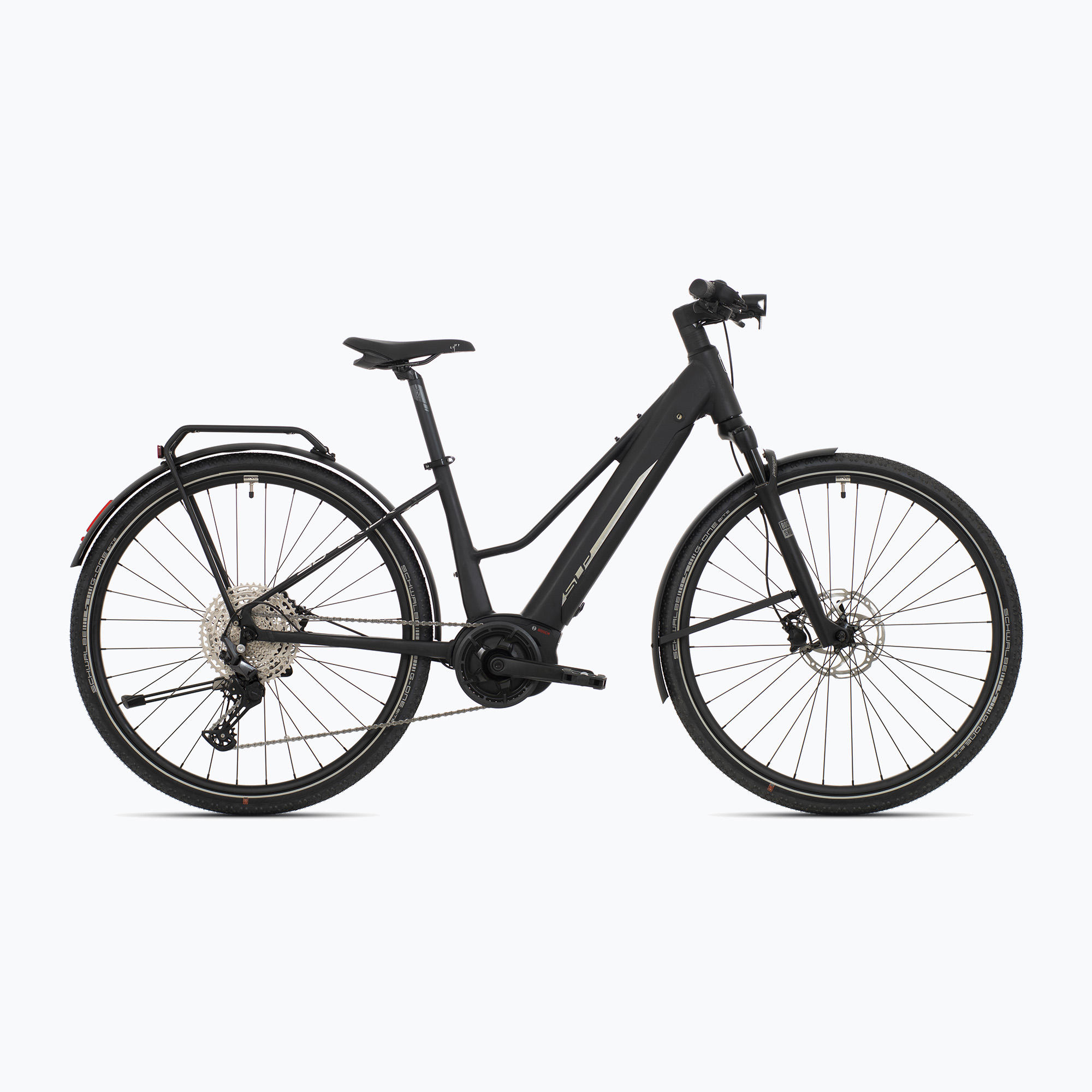 Elektrobicykel Superior eXR 6090 BL Touring 36V 625Wh matná čierna/chrómovo strieborná (eXR 6090 BL Touring 801.2022.78014)