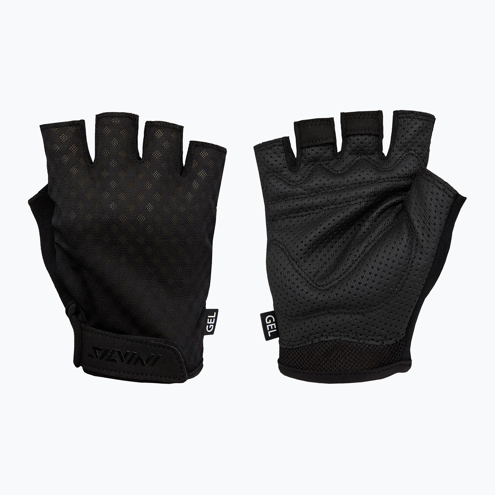 Pánske cyklistické rukavice SILVINI Gaiono black
