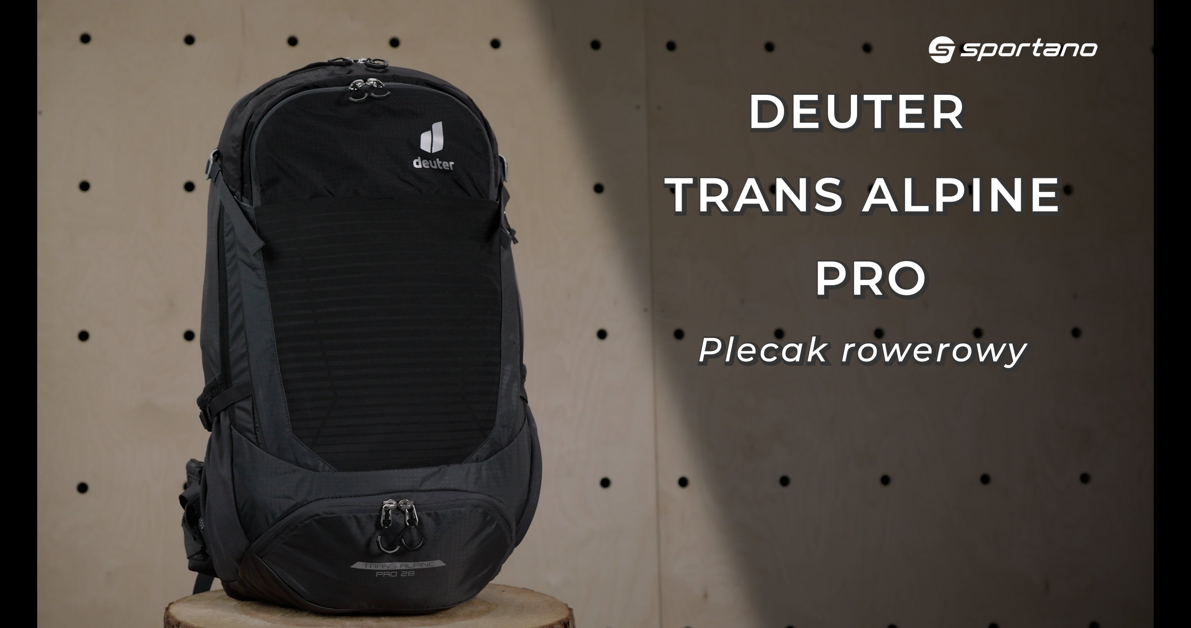 Cyklistický batoh Deuter Trans Alpine Pro 28 l black 3201121