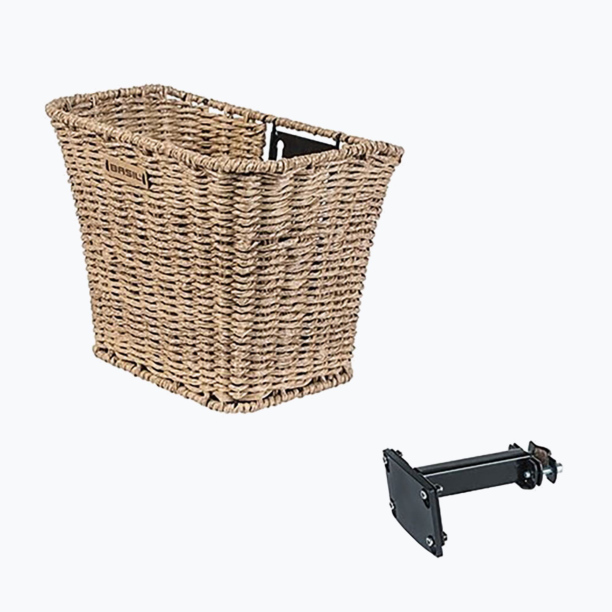 Predný košík na bicykel Basil Bremen Rattan Look FM+FM Stem Holder seagrass (Bremen Rattan Look FM+FM Stem Holder B-19046)