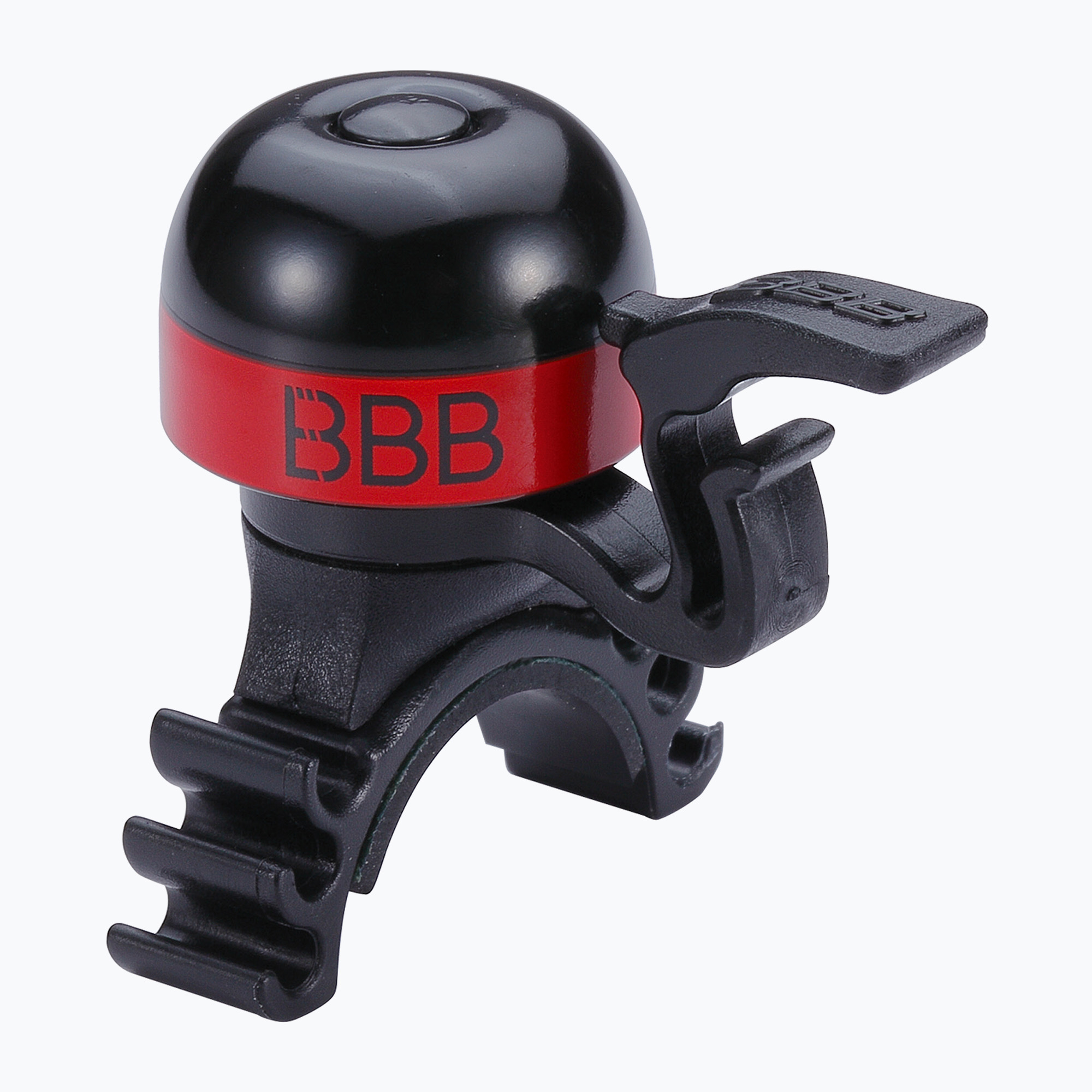Zvonček na bicykel BBB Cycling MiniFit black/red