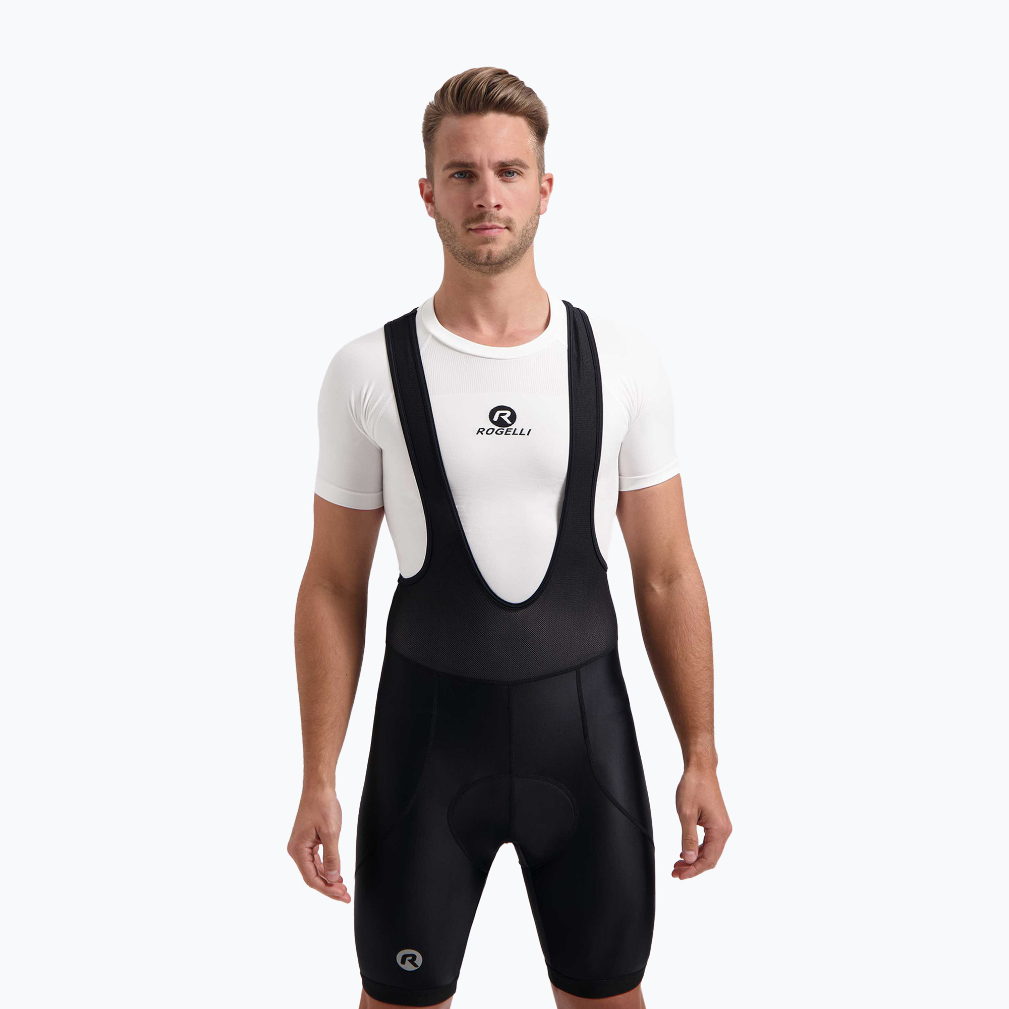 Rogelli Core Bib Short pánske cyklistické šortky čierne (Core Bib Short 002-610)