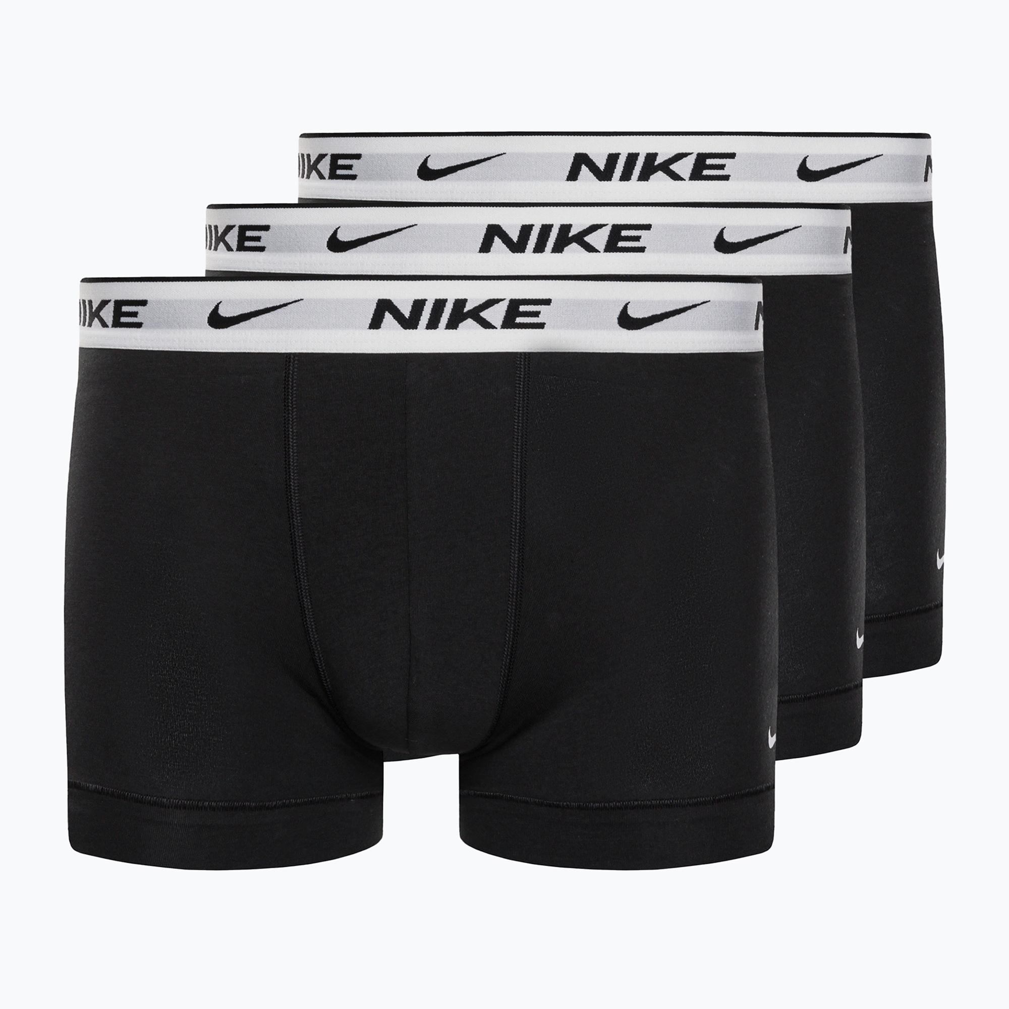 Pánske boxerky Nike Everyday Cotton Stretch Trunk 3Pk UB1 black/white wb (Everyday Cotton Stretch Trunk KE1008-859)