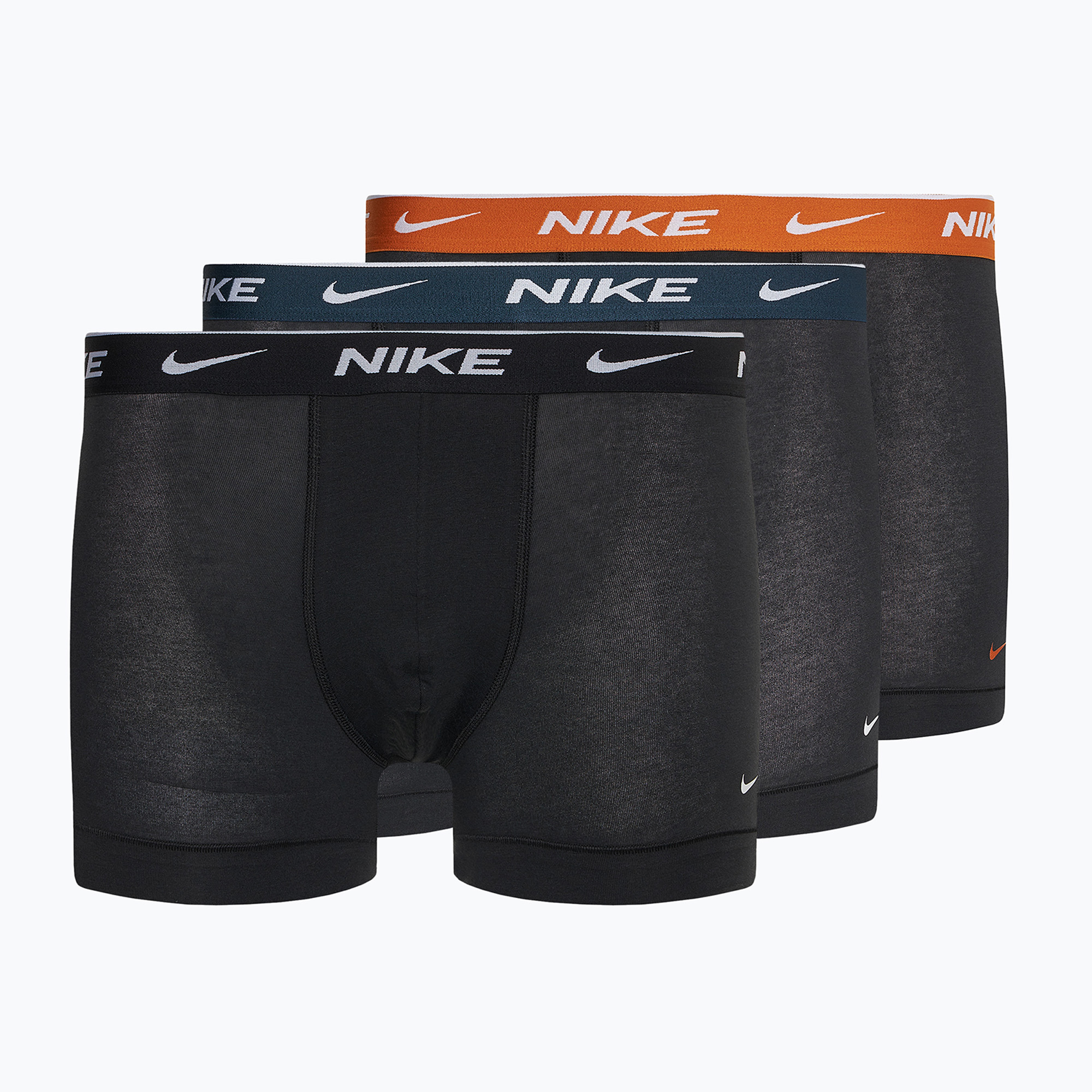 Pánske boxerky Nike Everyday Cotton Stretch Trunk 3 páry black/armory navy/black (Everyday Cotton Stretch Trunk KE1008-ECK)