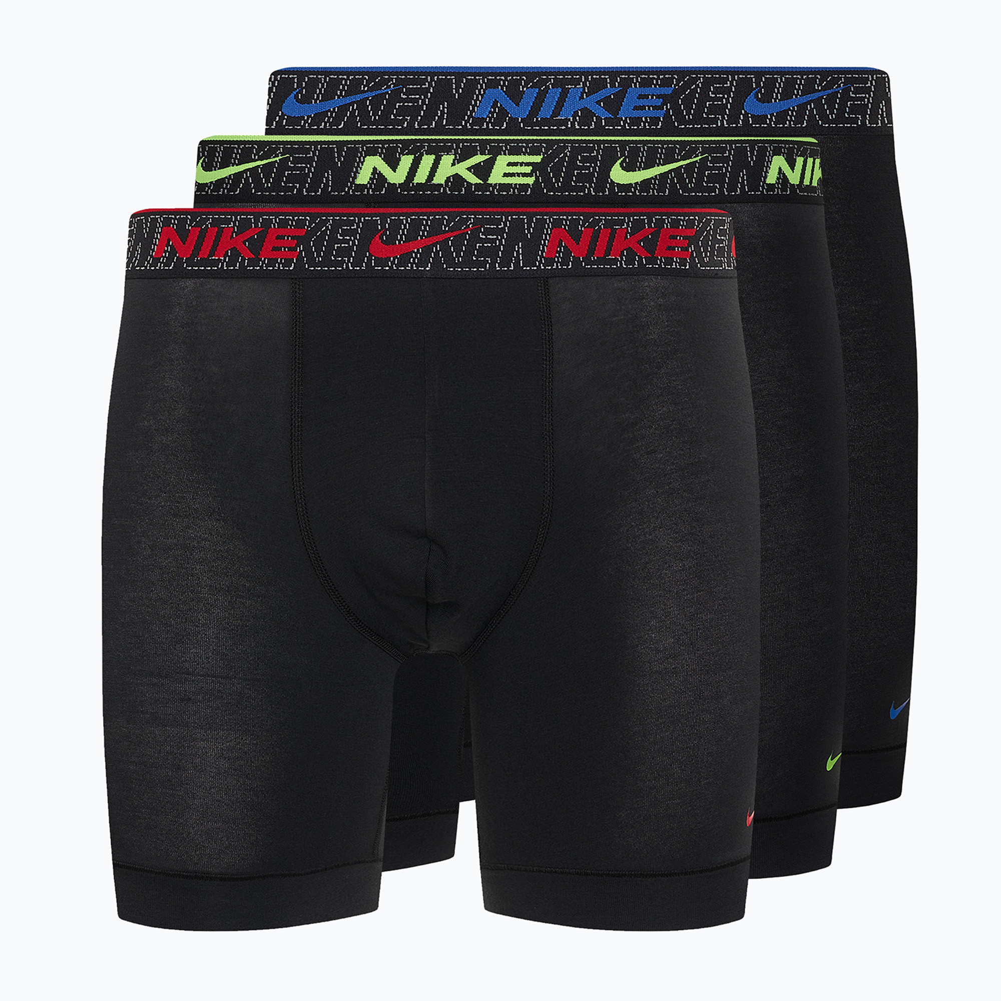 Pánske boxerky Nike Everyday Cotton Stretch 3 páry black multi (Everyday Cotton Stretch KE1007-JV7)