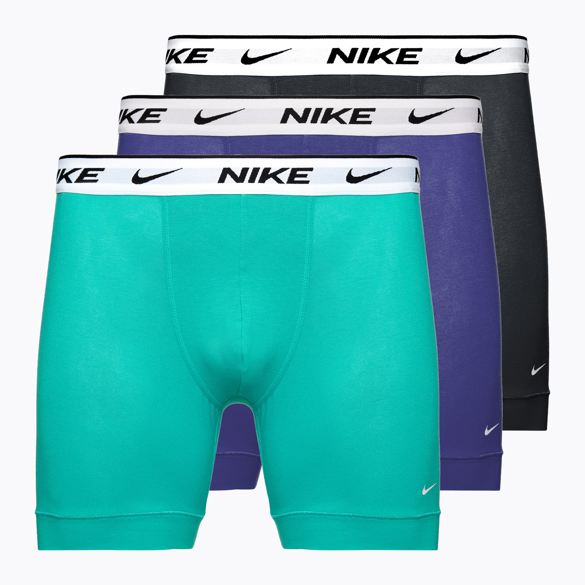 Pánske boxerky Nike Everyday Cotton Stretch 3 pary dusty cactus/ast blue/arm navy (Everyday Cotton Stretch KE1007-A9A)