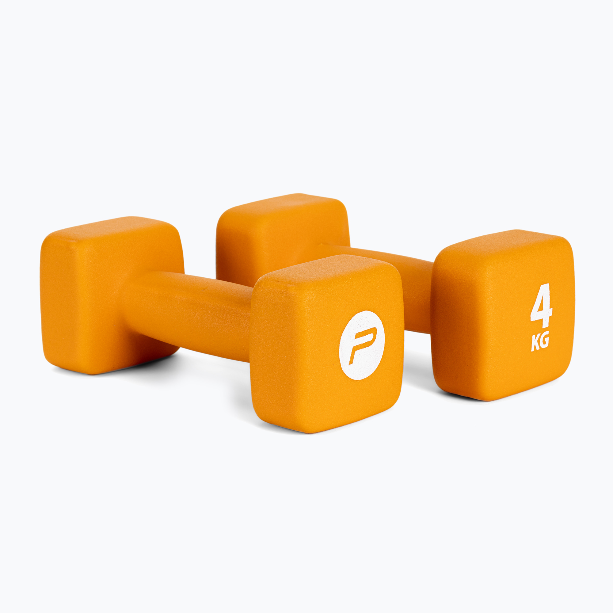 Neoprénové činky 4 kg Pure2Improve oranžové P2I201420