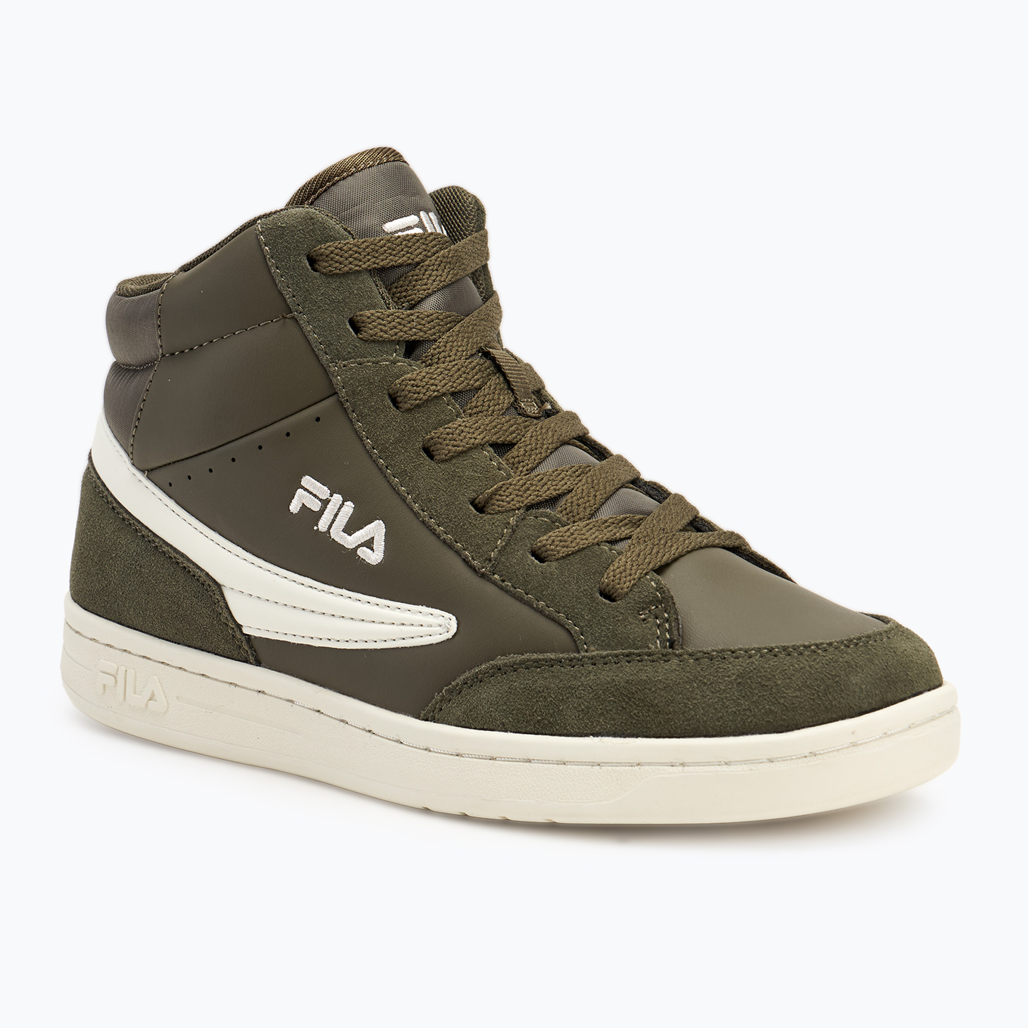 Detské topánky FILA Crew Mid olive night (Crew Mid FFT0069)