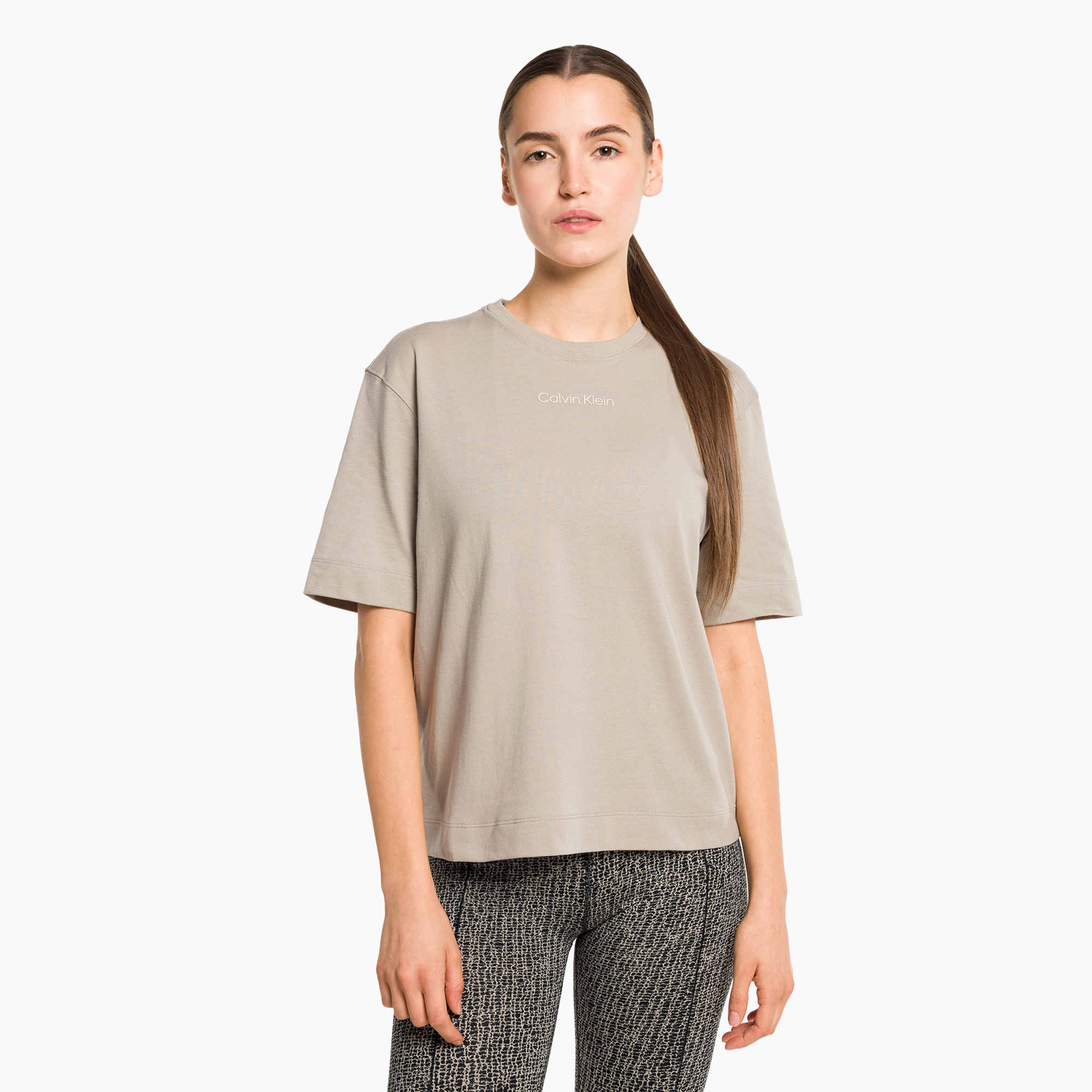 Dámske zimné ľanové tričko Calvin Klein