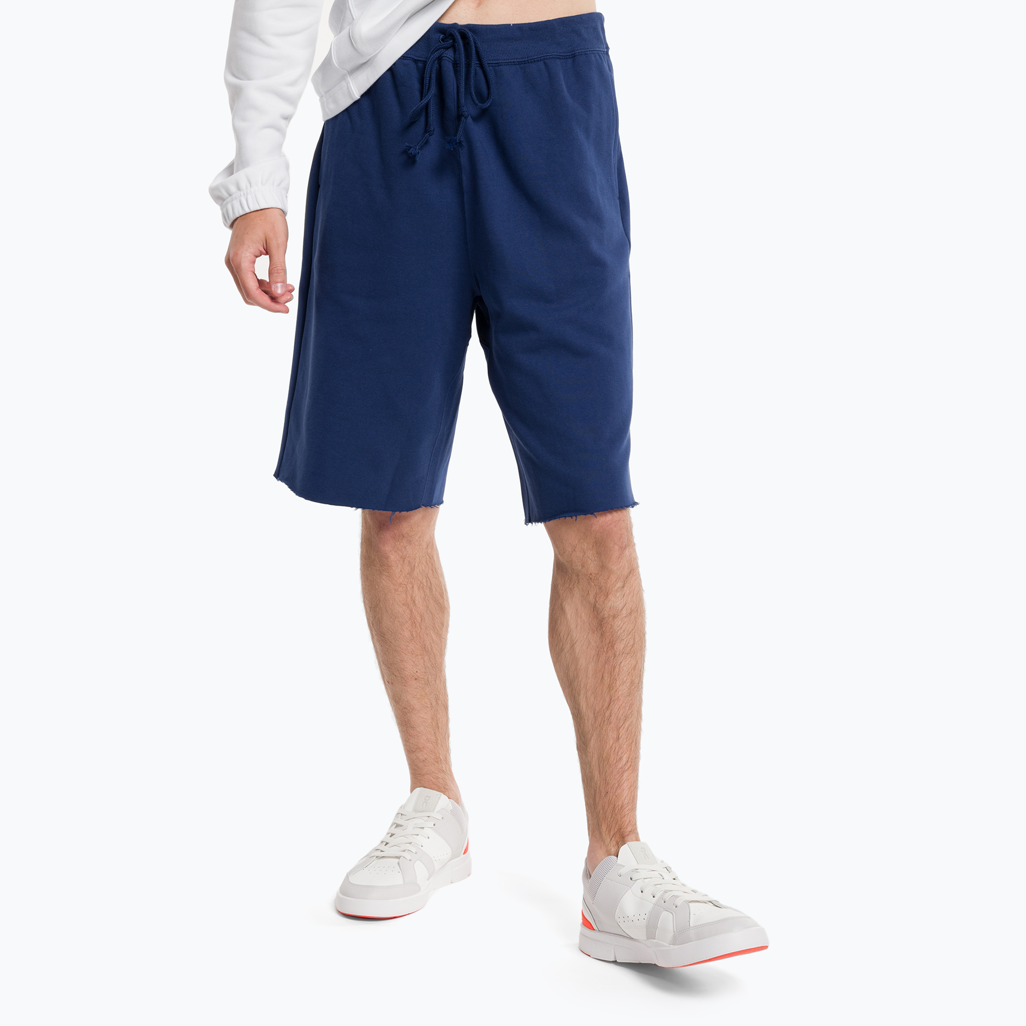 Pánske tréningové šortky Calvin Klein 7" Knit 6FZ blue depths (7" Knit 00GMS3S8096FZ)