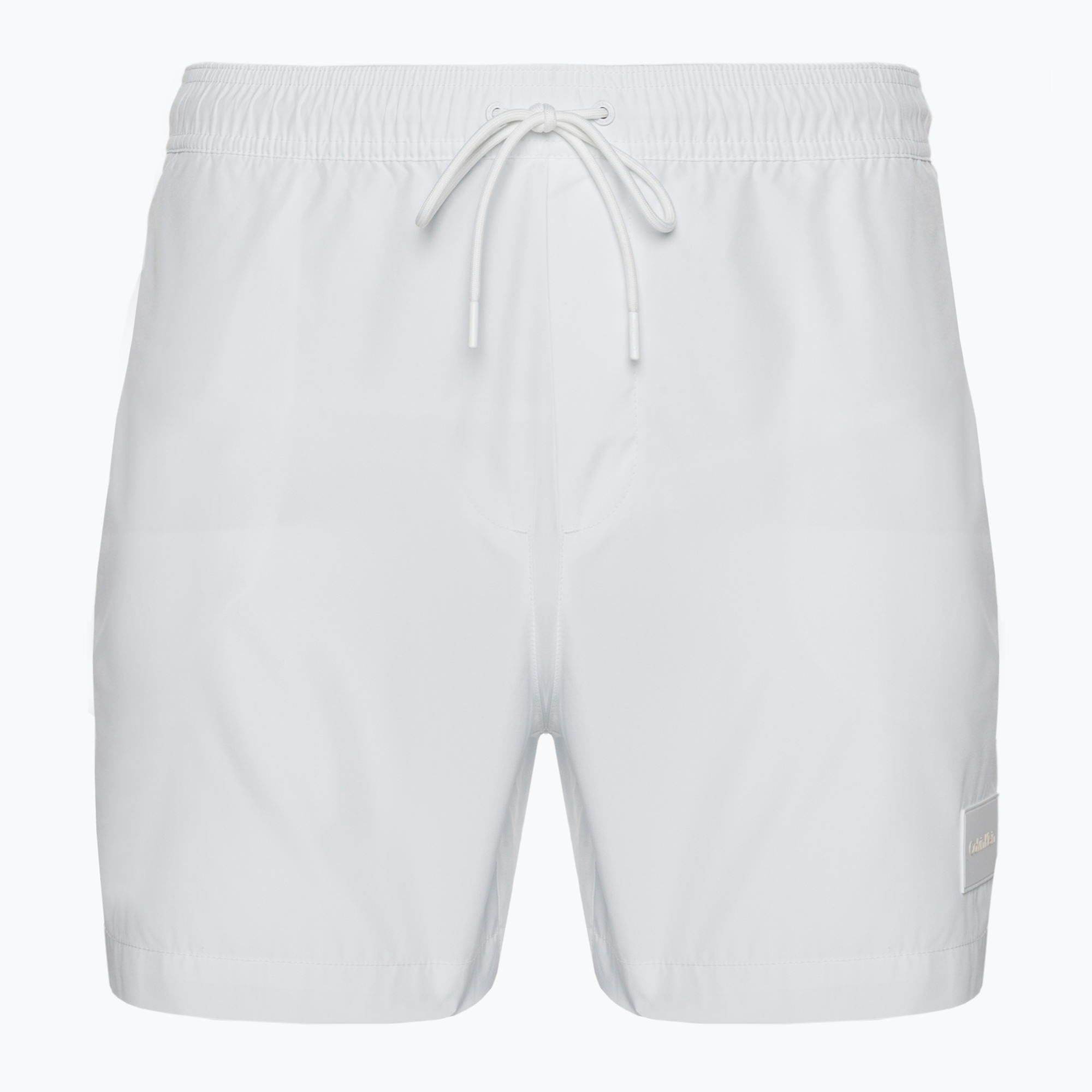 Pánske plavecké šortky Calvin Klein Medium Drawstring white (Medium Drawstring KM0KM00919YCD)