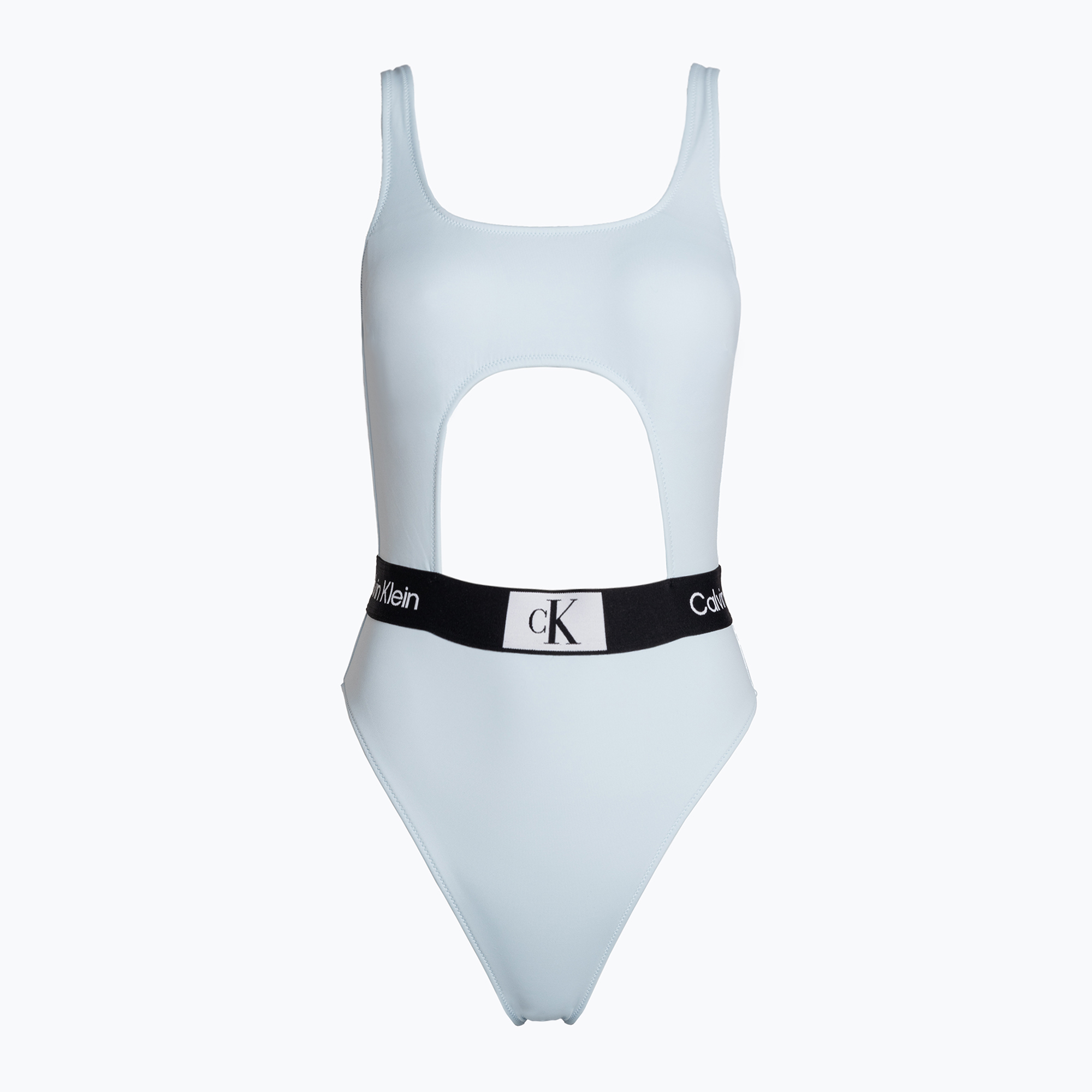 Dámske jednodielne plavky Calvin Klein Cut Out One Piece-Rp blue (Cut Out One Piece-Rp KW0KW02260CYR)