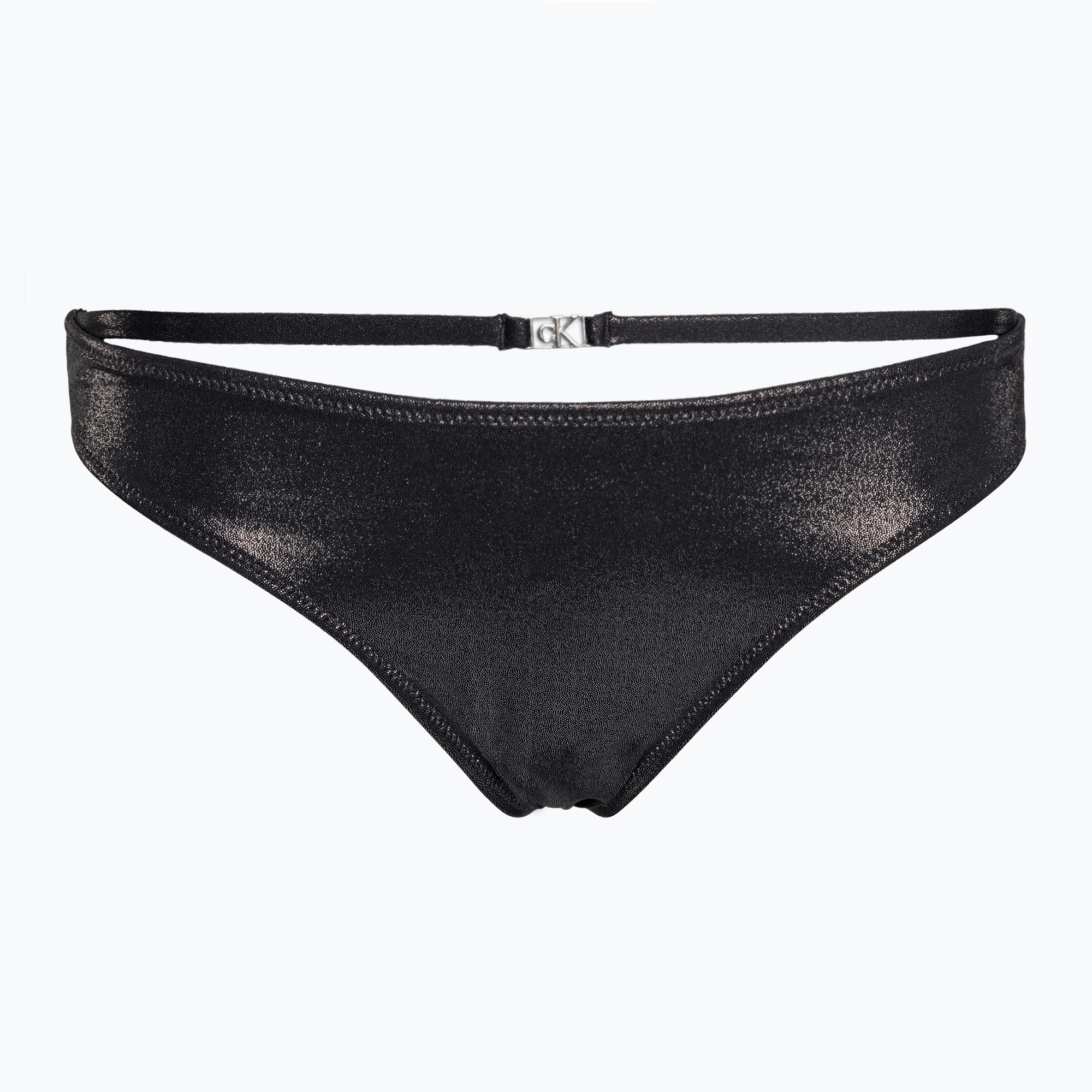 Calvin Klein Spodný diel plaviek tangá čierna (Thong KW0KW02251BEH)