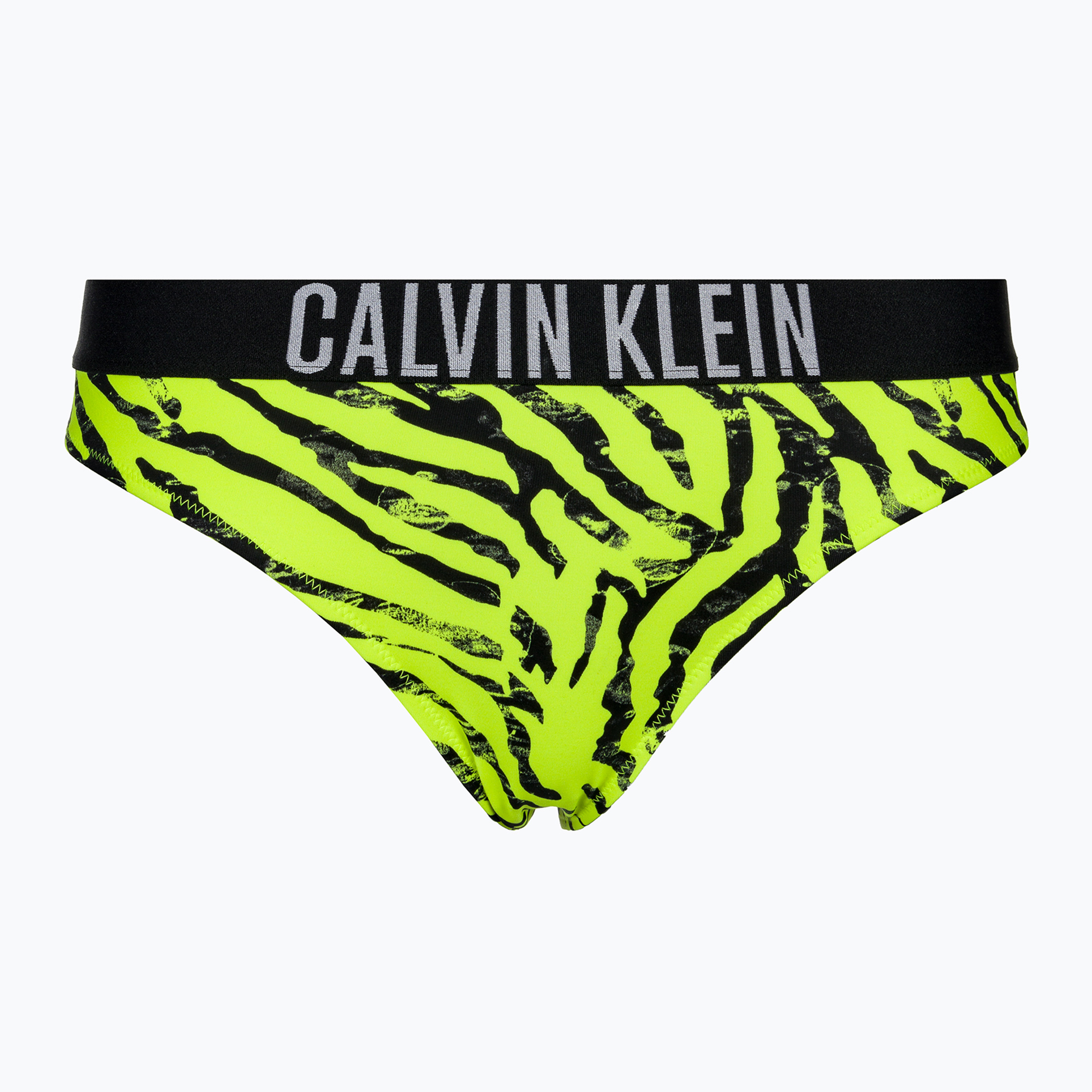 Calvin Klein Bikini Spodný diel plaviek s potlačou zebra citrust burst