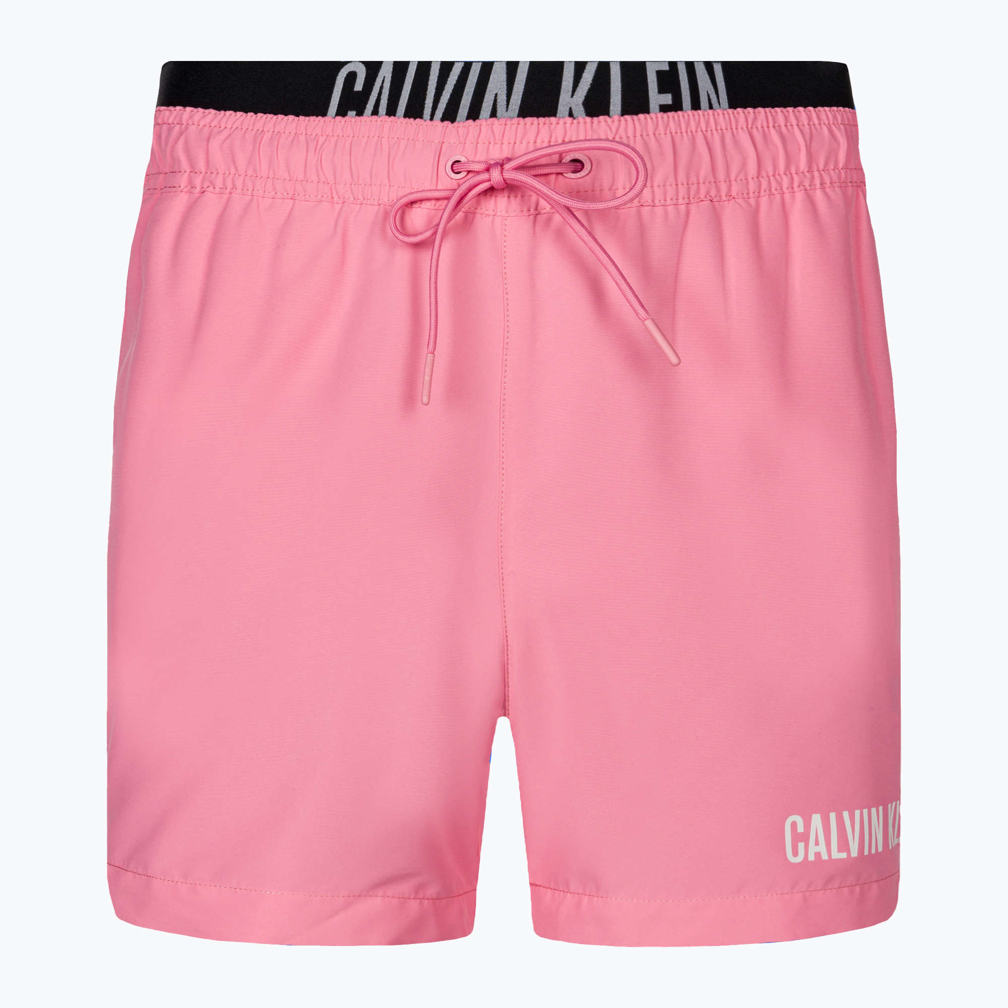 Pánske plavecké šortky Calvin Klein Medium Double WB sachet pink