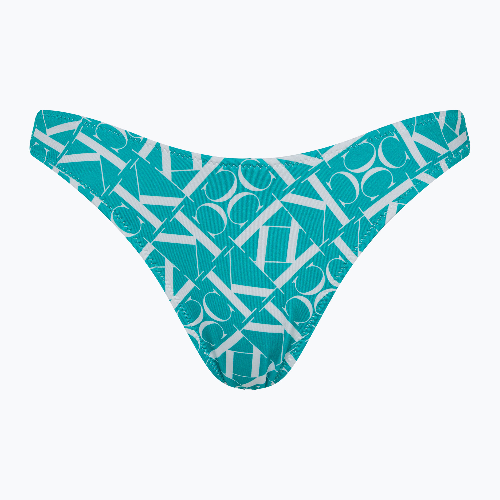 Calvin Klein Cheeky Bikini Bottom Print monogram blue (Cheeky Bikini Print KW0KW024850G1)