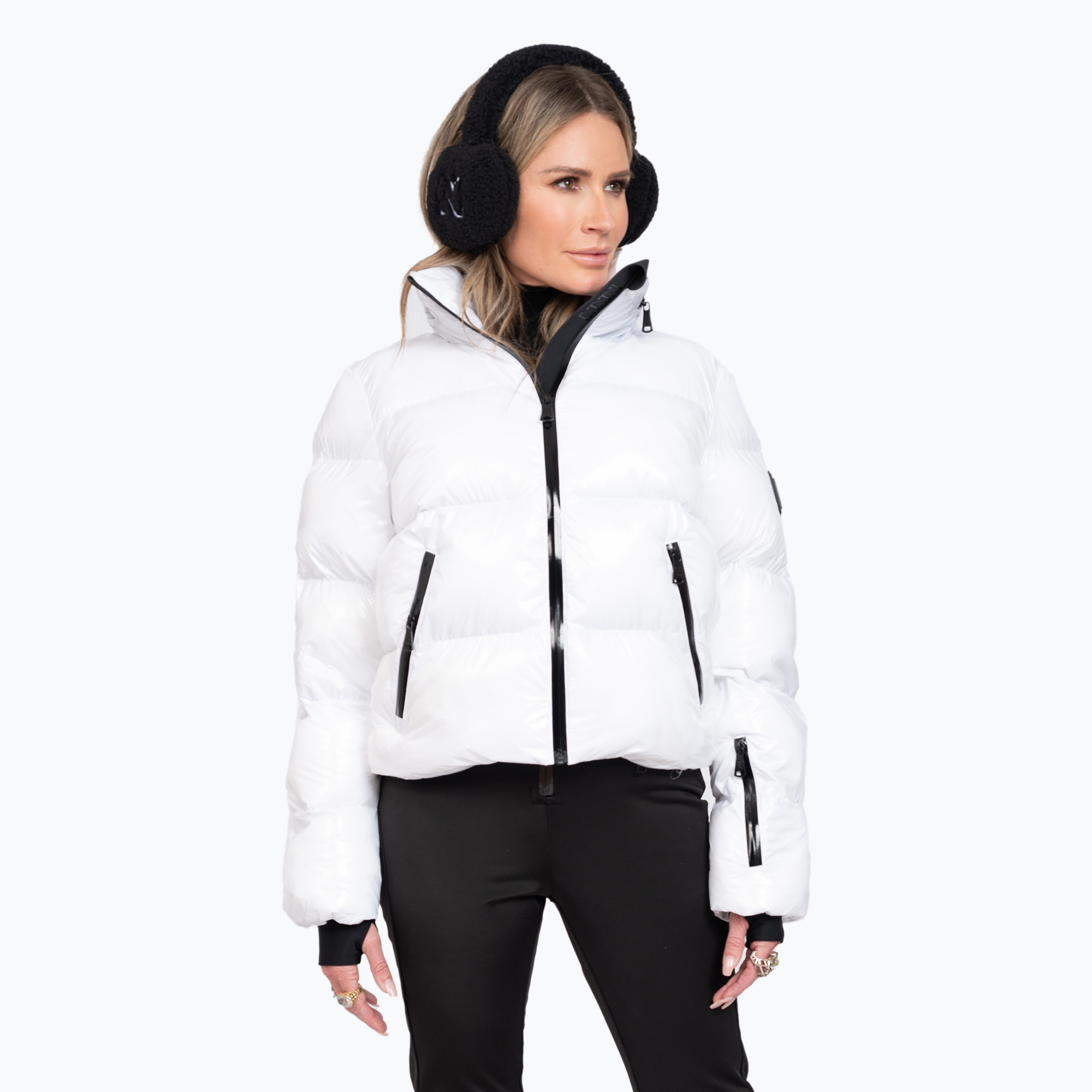 Dámska lyžiarska bunda Nikkie Gstaad Laquer Bright White (Gstaad Laquer Ski N 4-262 2407)
