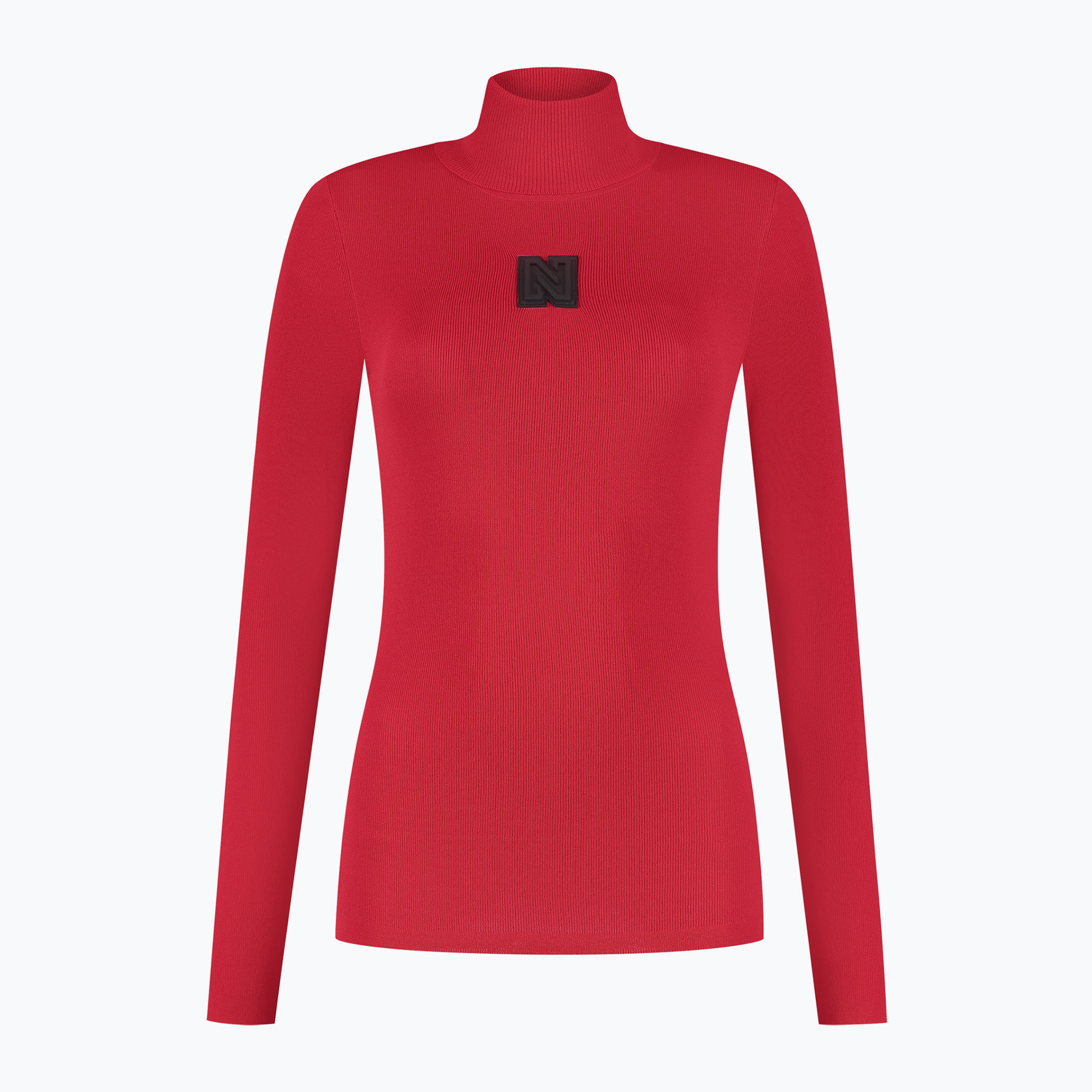 Dámsky sveter Nikkie Jolie Ski Turtle Neck červený