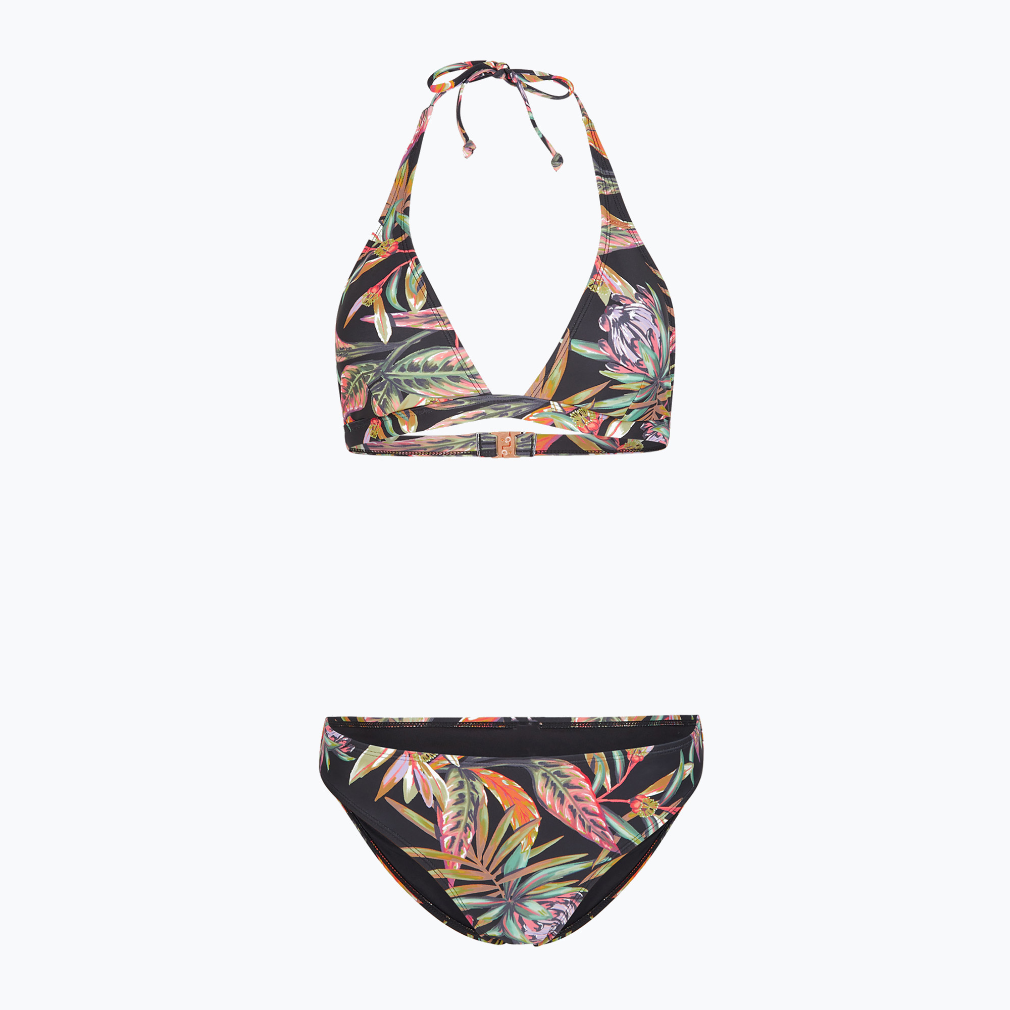 Dámske dvojdielne plavky O'Neill Marga Rita Bikini black tropical flower