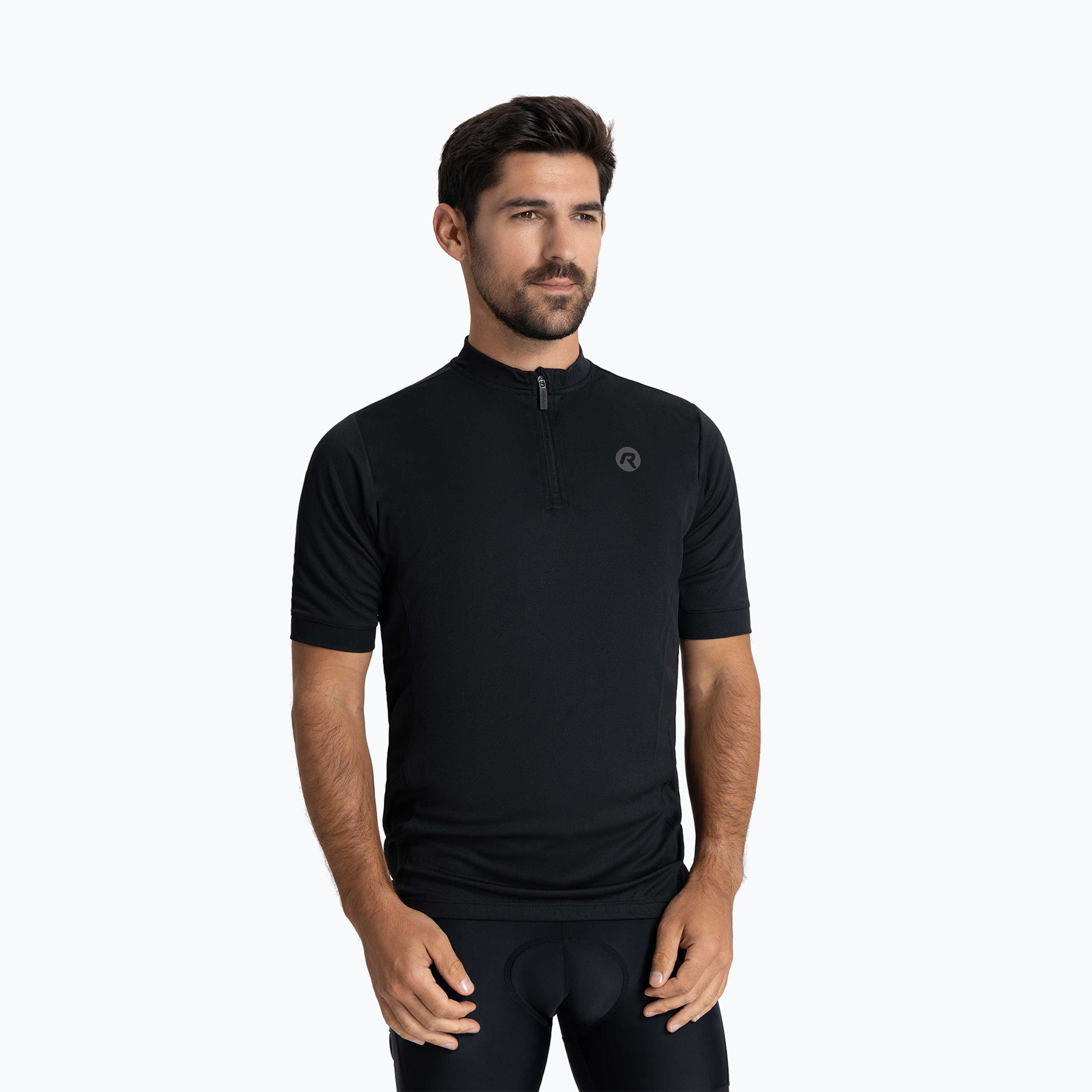 Pánsky cyklistický dres Rogelli Core black (Core ROG351525)
