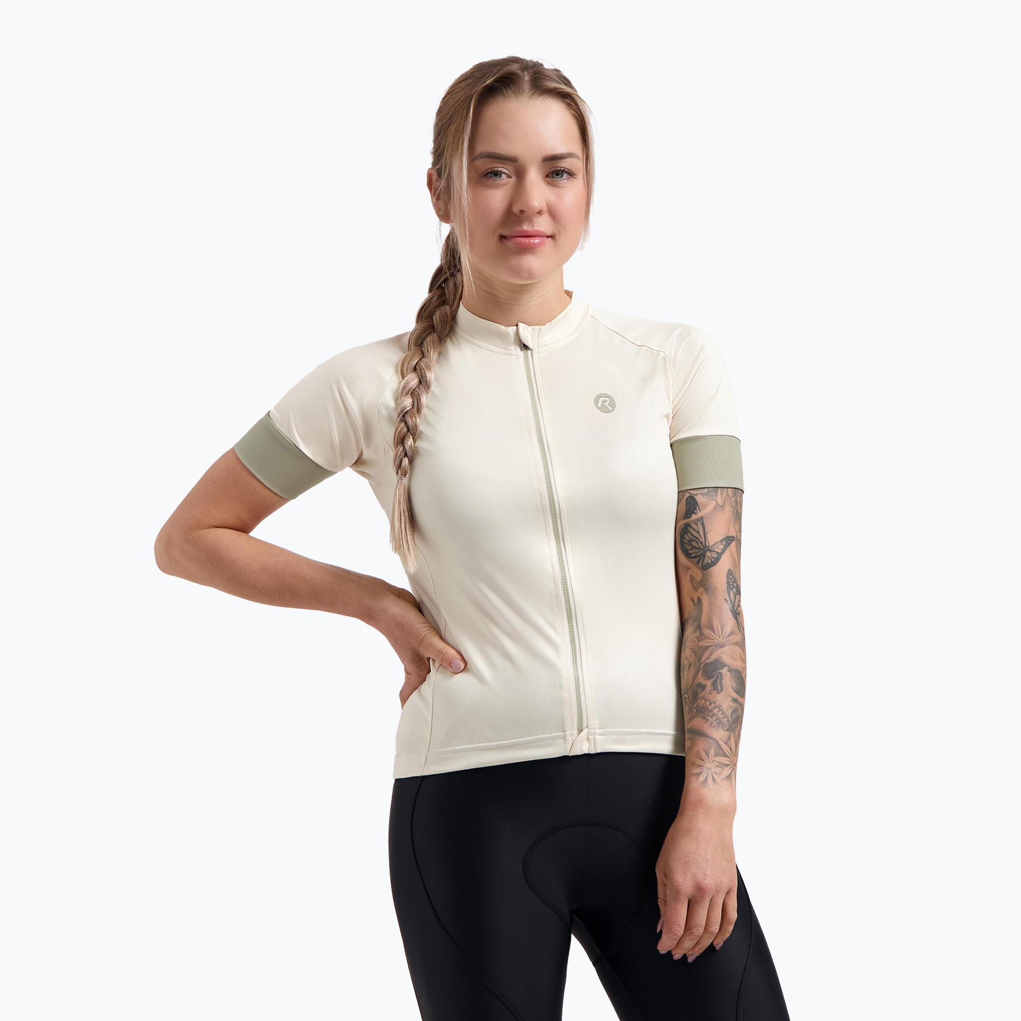 Dámsky cyklistický dres Rogelli Modesta sand