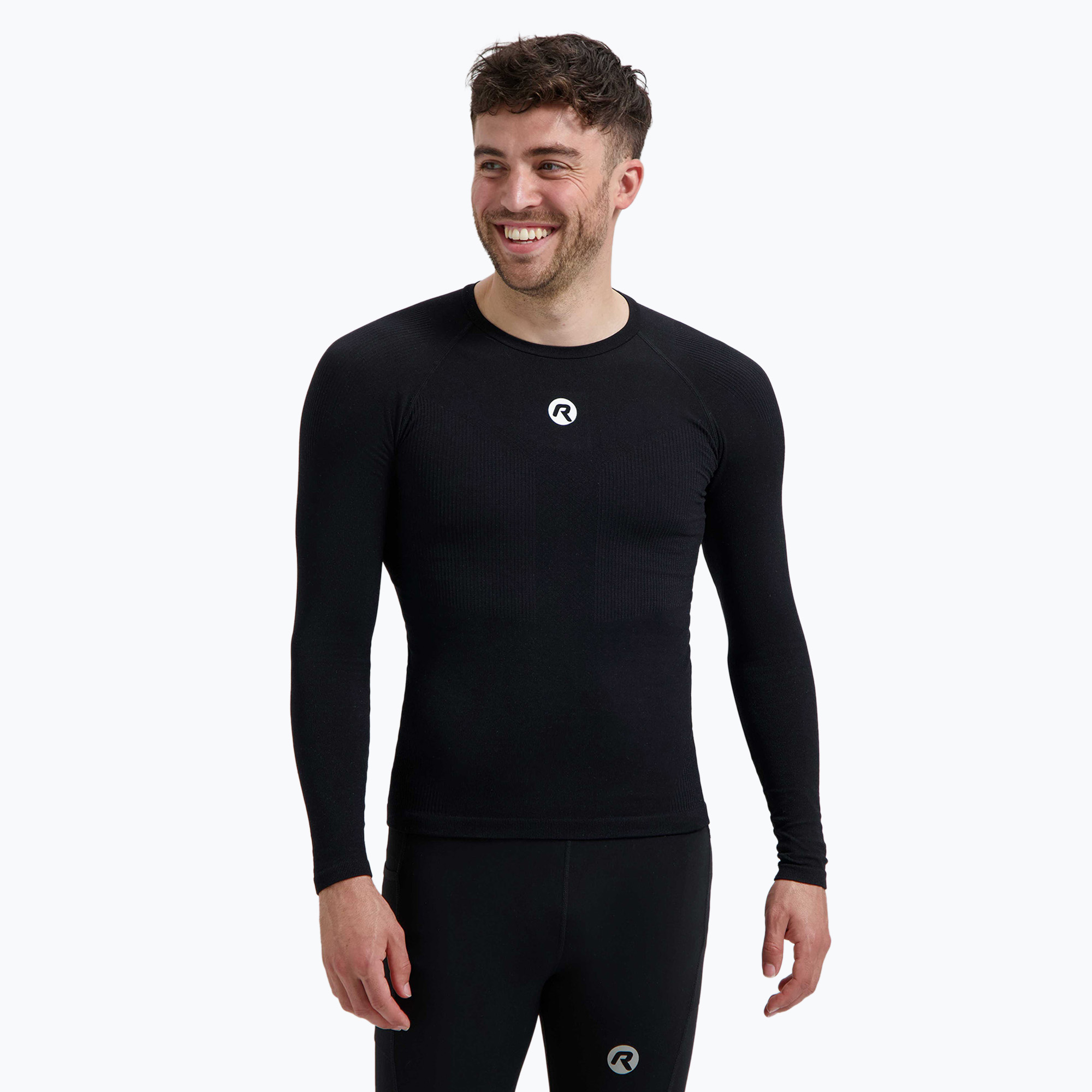 Longsleeve cyklistický Rogelli Core Base Layer 2 ks čierne (Core Base Layer ROG351940)
