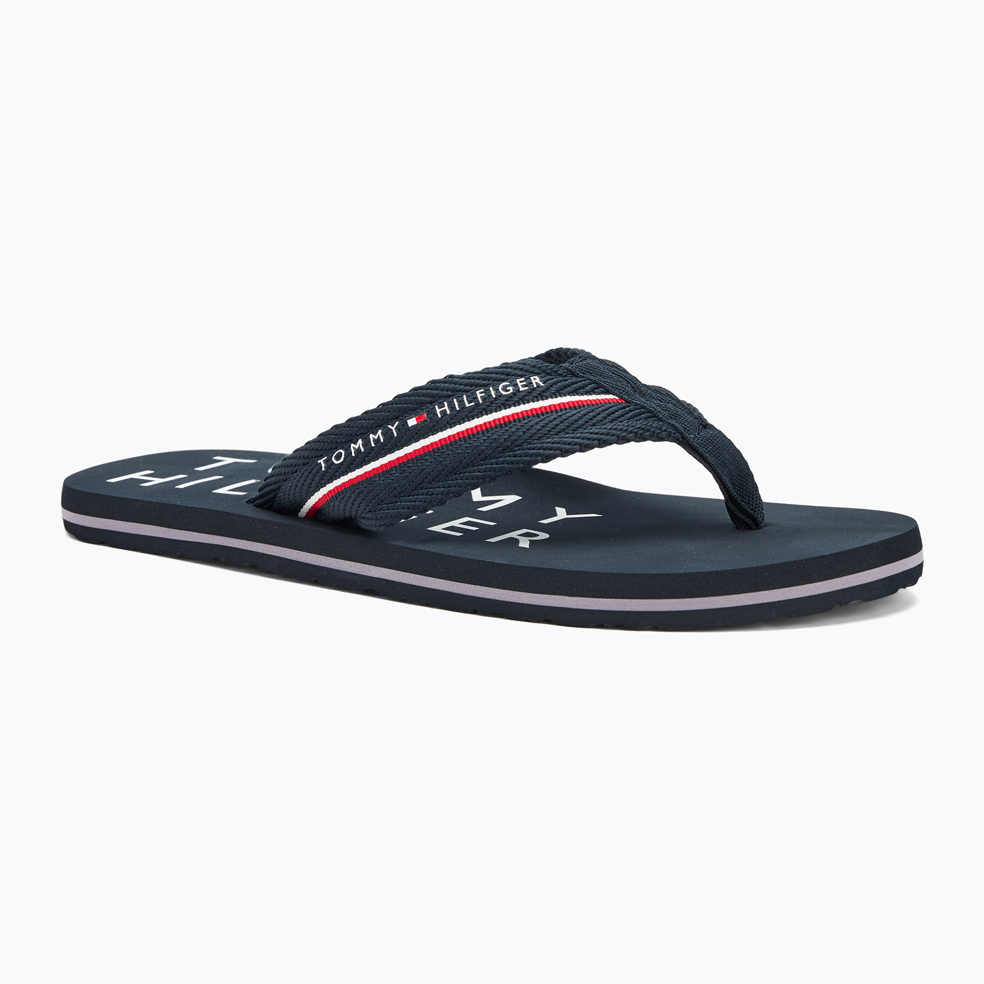 Pánske žabky Tommy Hilfiger Web Beach Sandal desert sky (Web Beach Sandal FM0FM05340DW5)