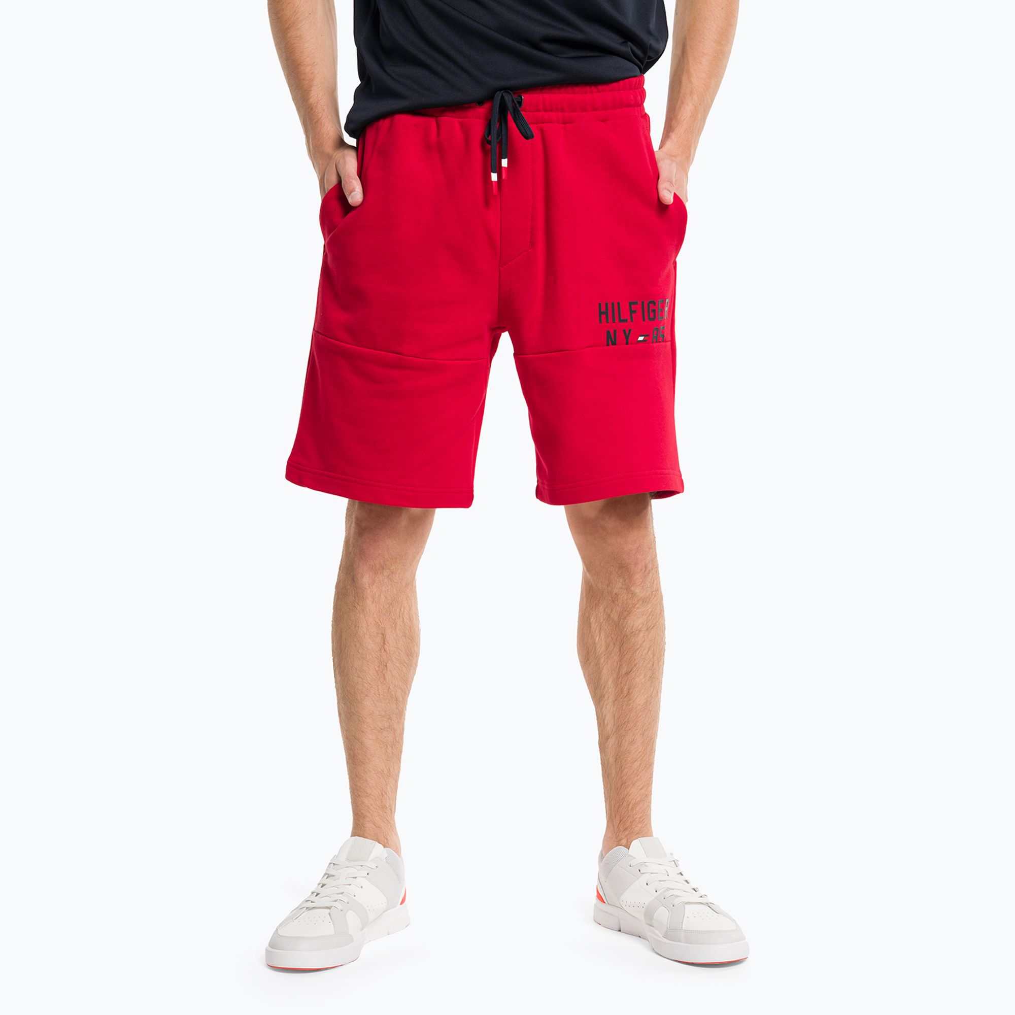 Pánska mikina Tommy Hilfiger Graphic Sweatshort červená (Graphic Sweatshort MW0MW30413XLG)