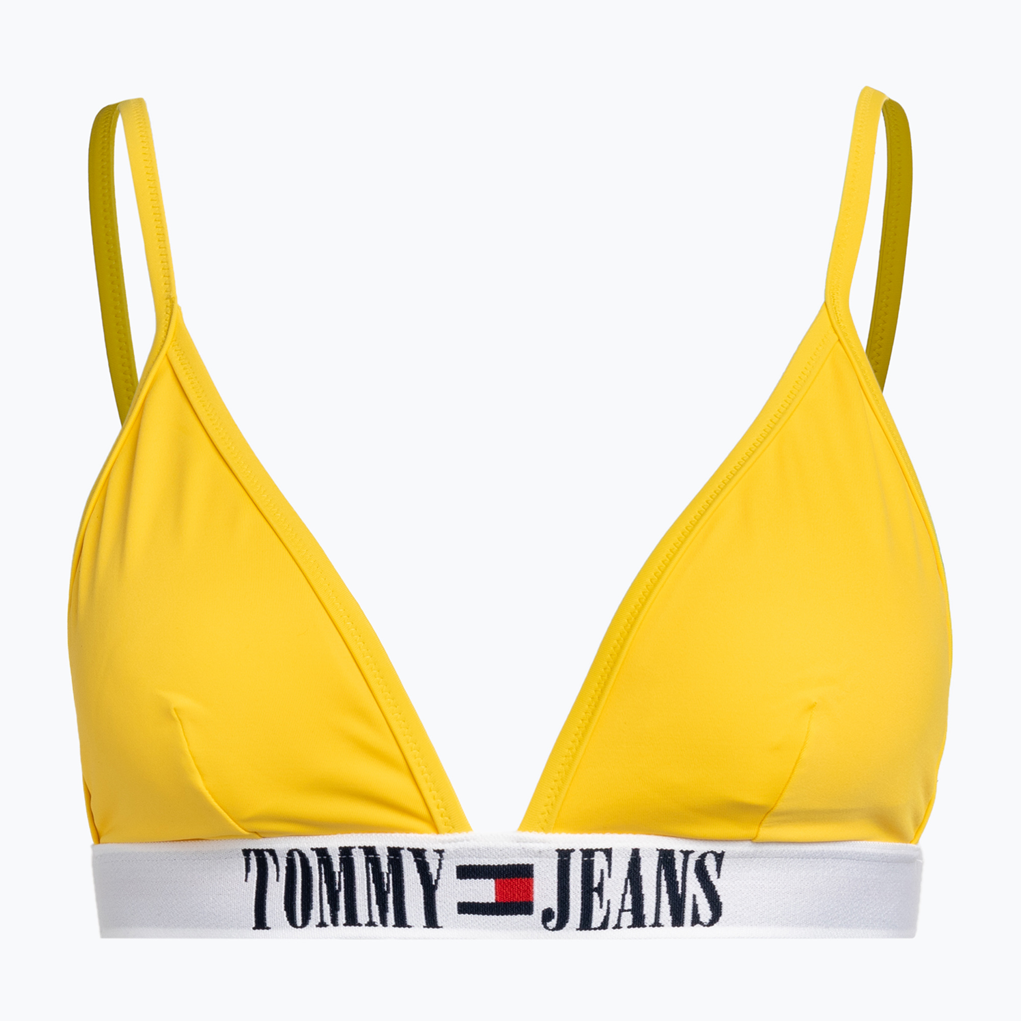 Tommy Hilfiger Triangle Rp žltý vrchný diel plaviek (Triangle Rp UW0UW04079ZGQ)