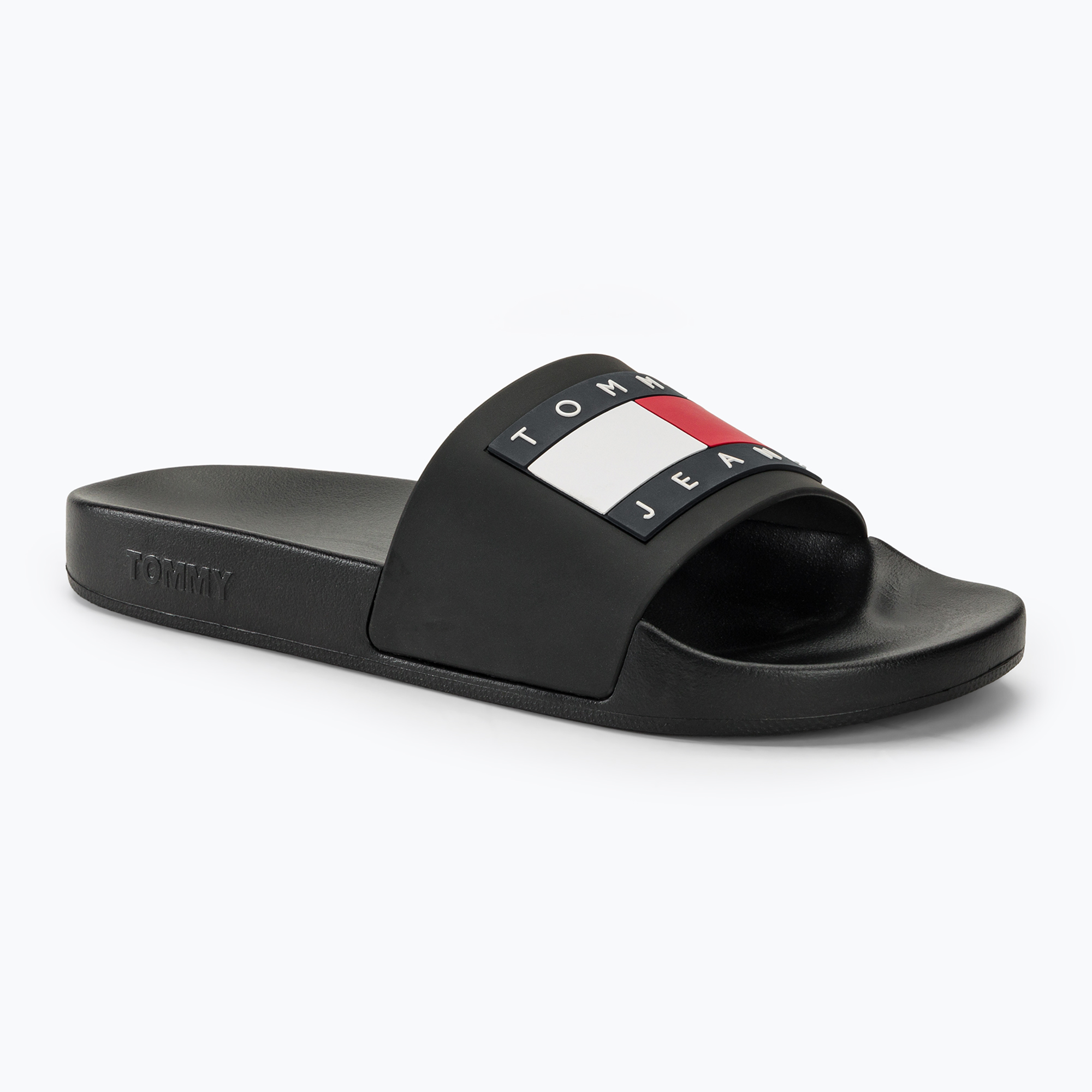 Tommy Jeans Pool Slide Ess black pánske žabky (Pool Slide Ess EM0EM01191BDS)