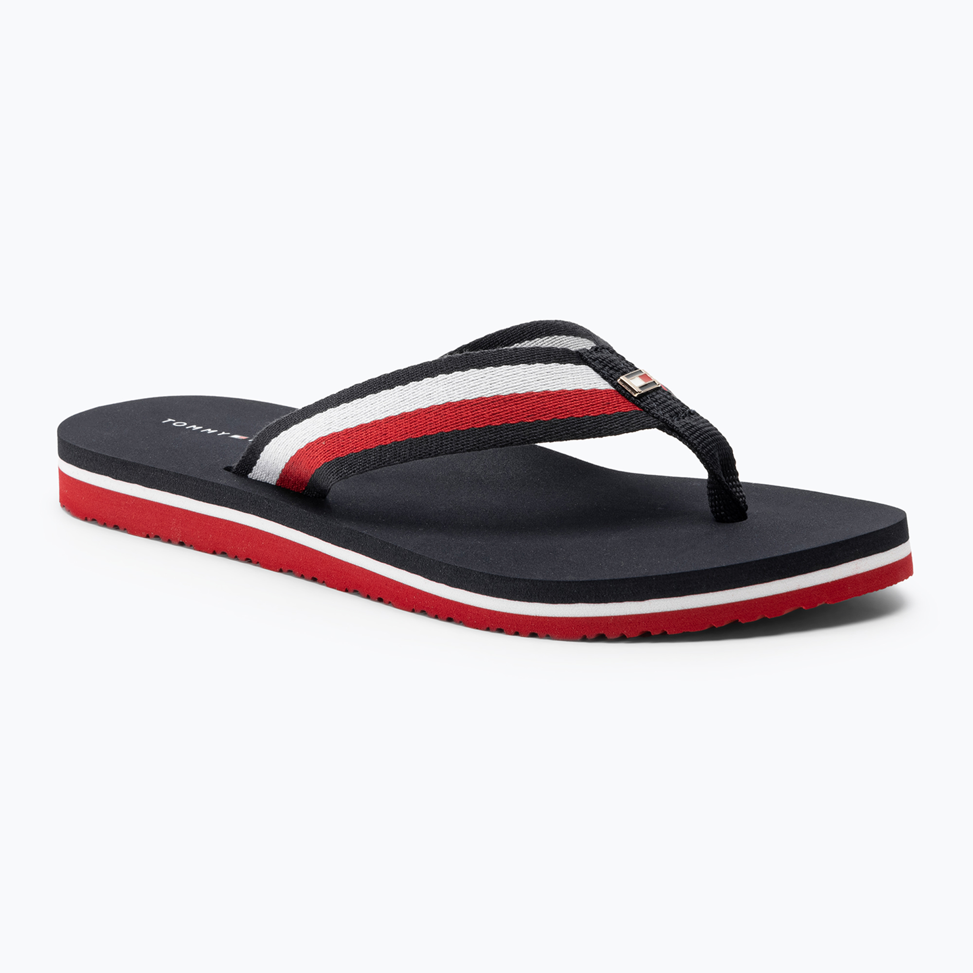 Žabky dámske Tommy Hilfiger Corporate Beach Sandal red white blue (Corporate Beach Sandal FW0FW07986)