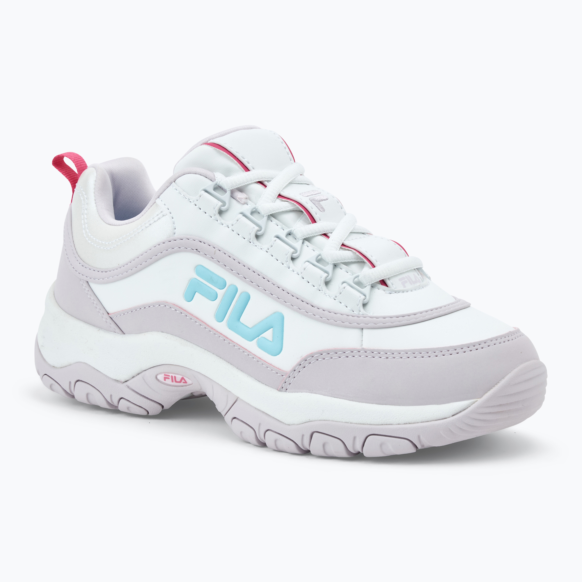 Dámske topánky FILA Strada Logo white/orchid hush (Strada Logo FFW0492)