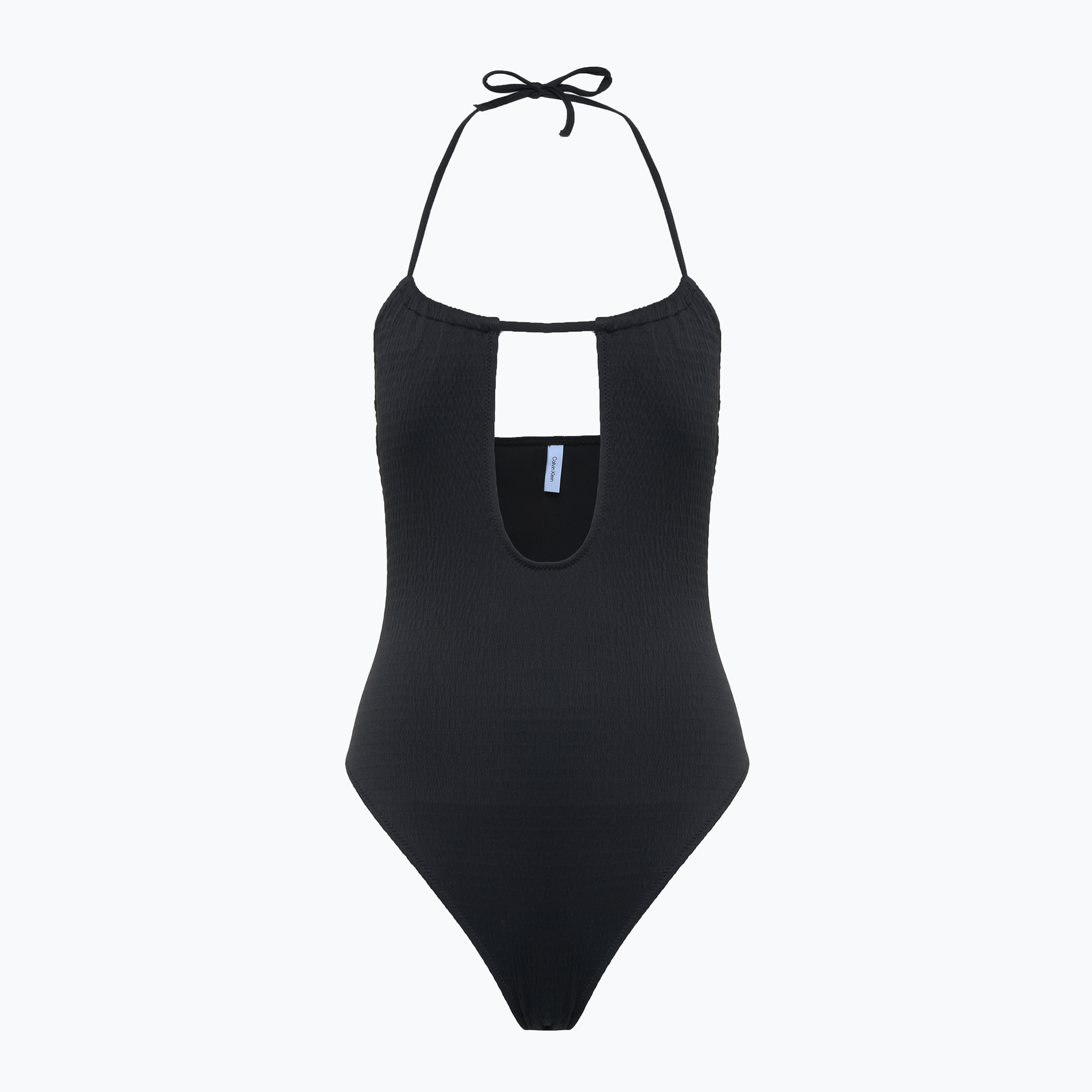 Dámske jednodielne plavky Calvin Klein KW0KW02725 Plunge - RP black (Plunge - RP KW0KW02725BEH)
