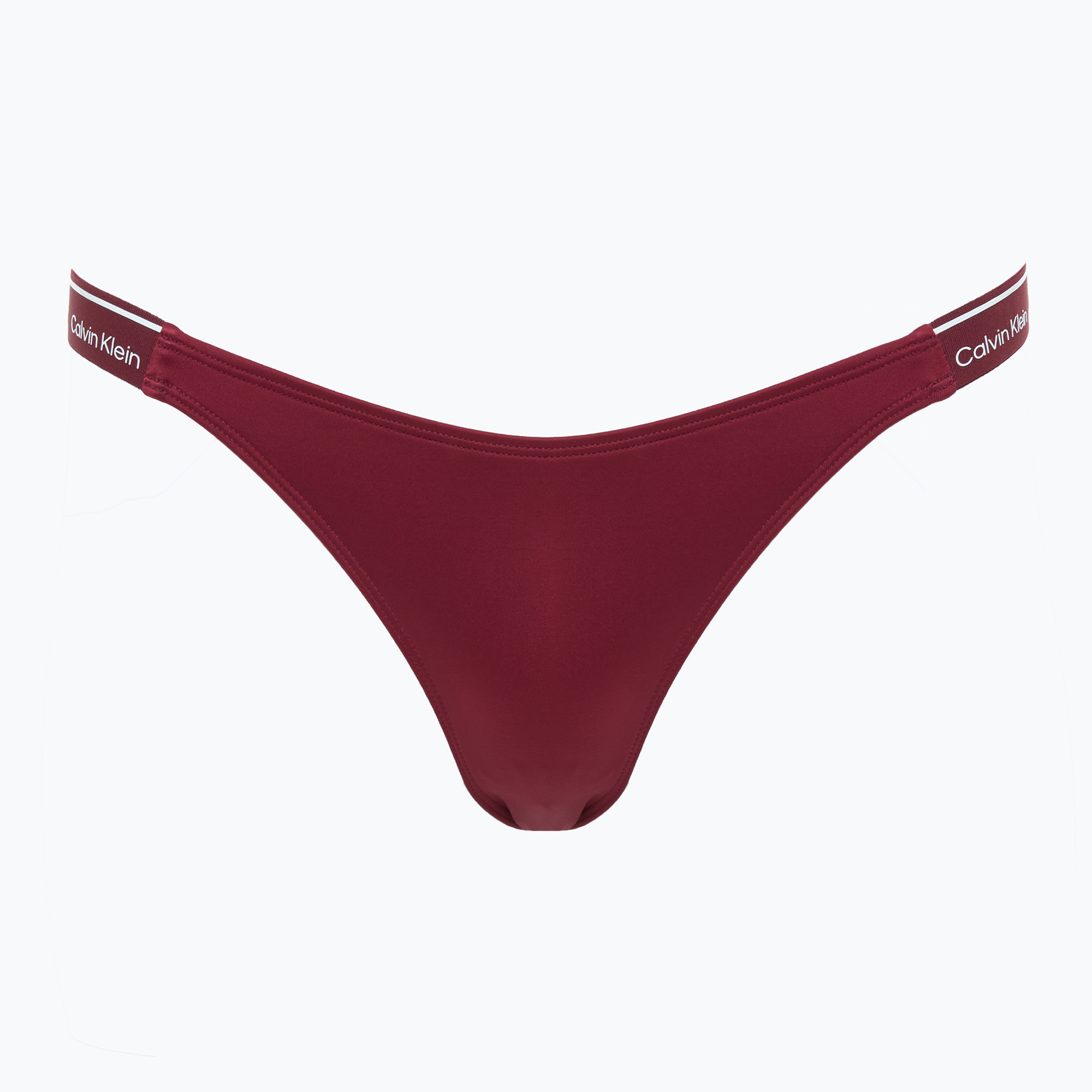 Spodný diel plaviek Calvin Klein KW0KW02732 Curved Delta Bikini plum glaze (Curved Delta Bikini KW0KW02732VLR)
