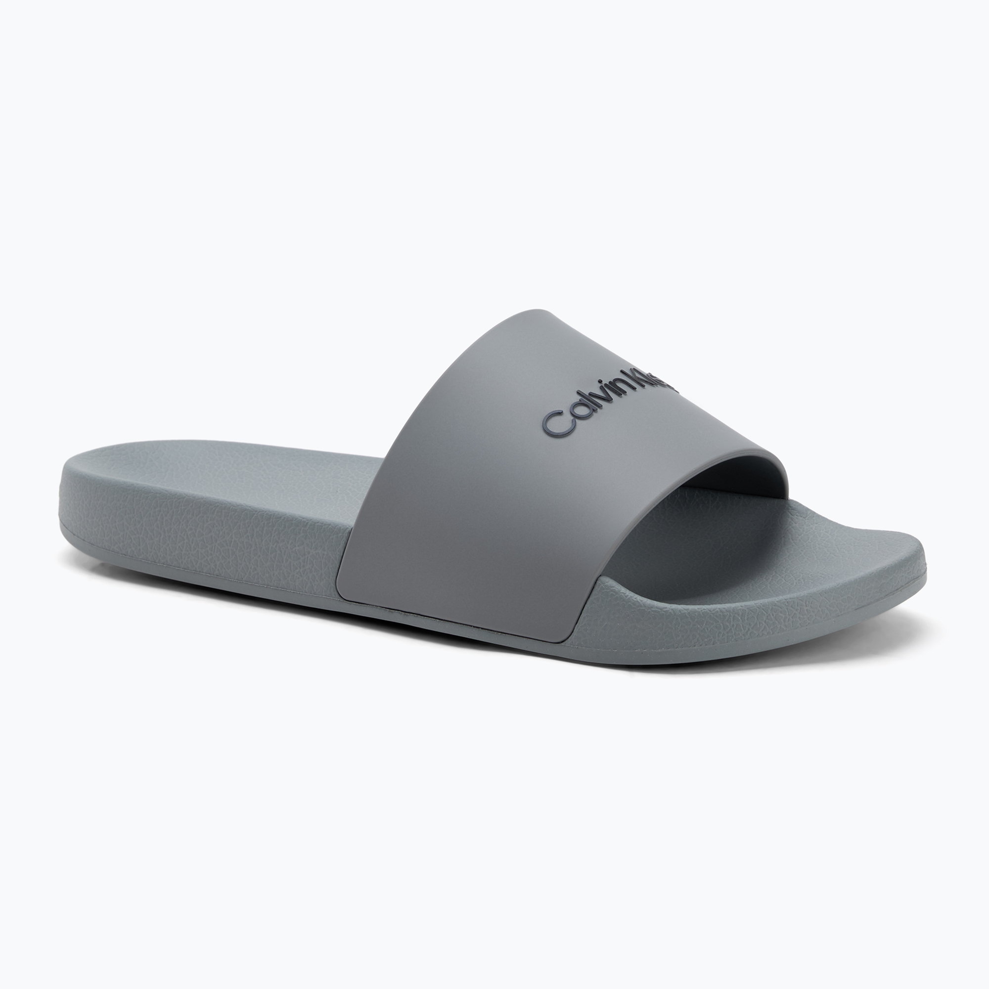Calvin Klein pánske žabky HM0HM00455 Pool Slide Rubber granite road (Pool Slide Rubber HM0HM00455PDQ)