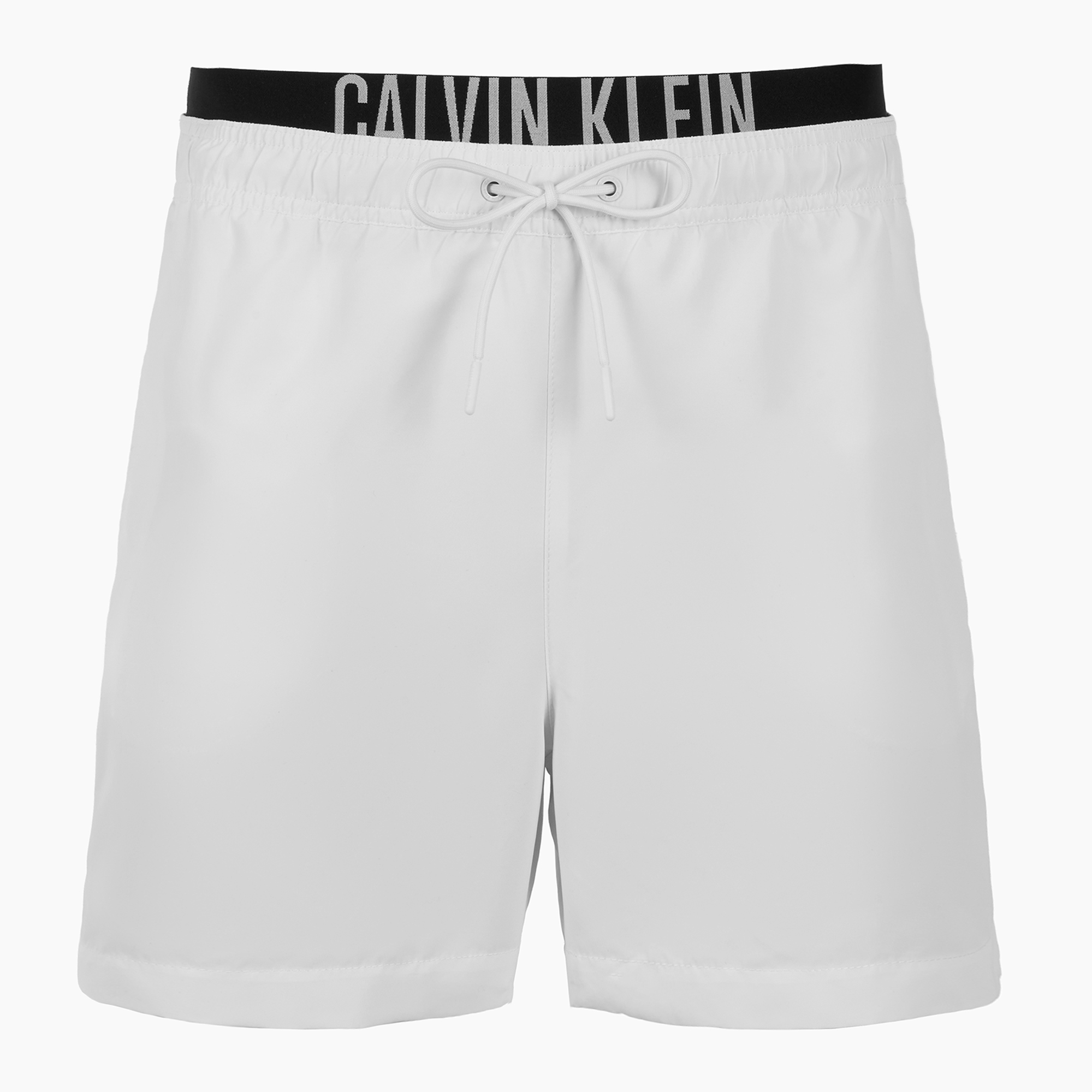 Pánske plavecké šortky Calvin Klein KM0KM01093 Intense Power Medium Double WB pvh classic white