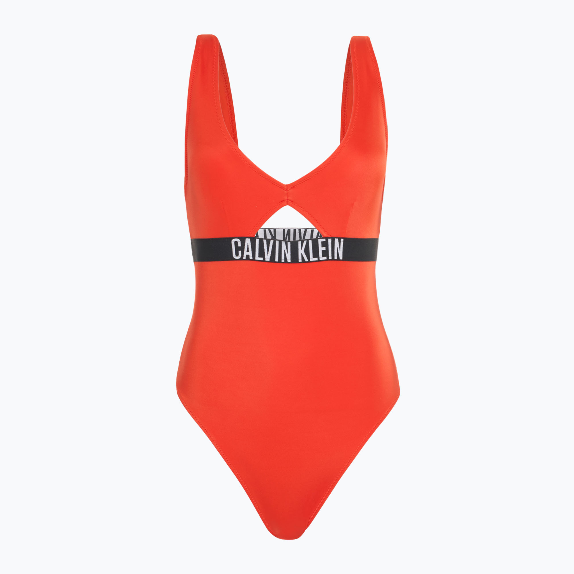 Dámske plavky Calvin Klein KW0KW02746 Intense Power One Piece Fashion Fit flamingo chili (Intense Power One Piece Fashion Fit KW0KW02746XM8)