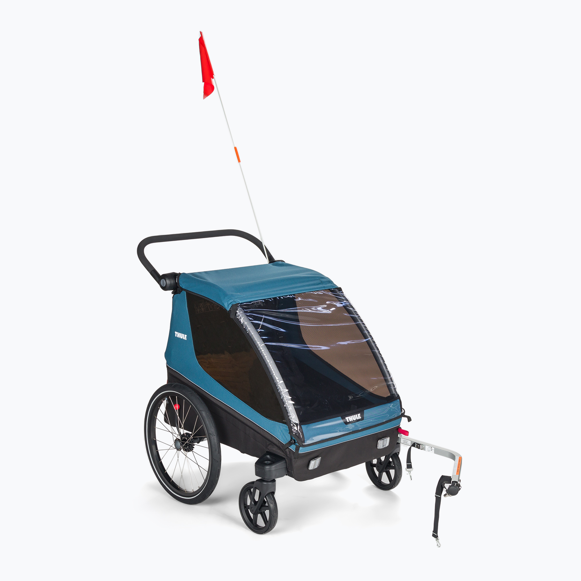 Dvojmiestny príves na bicykel Thule Courier modrý 10102001 (Courier 10102001)