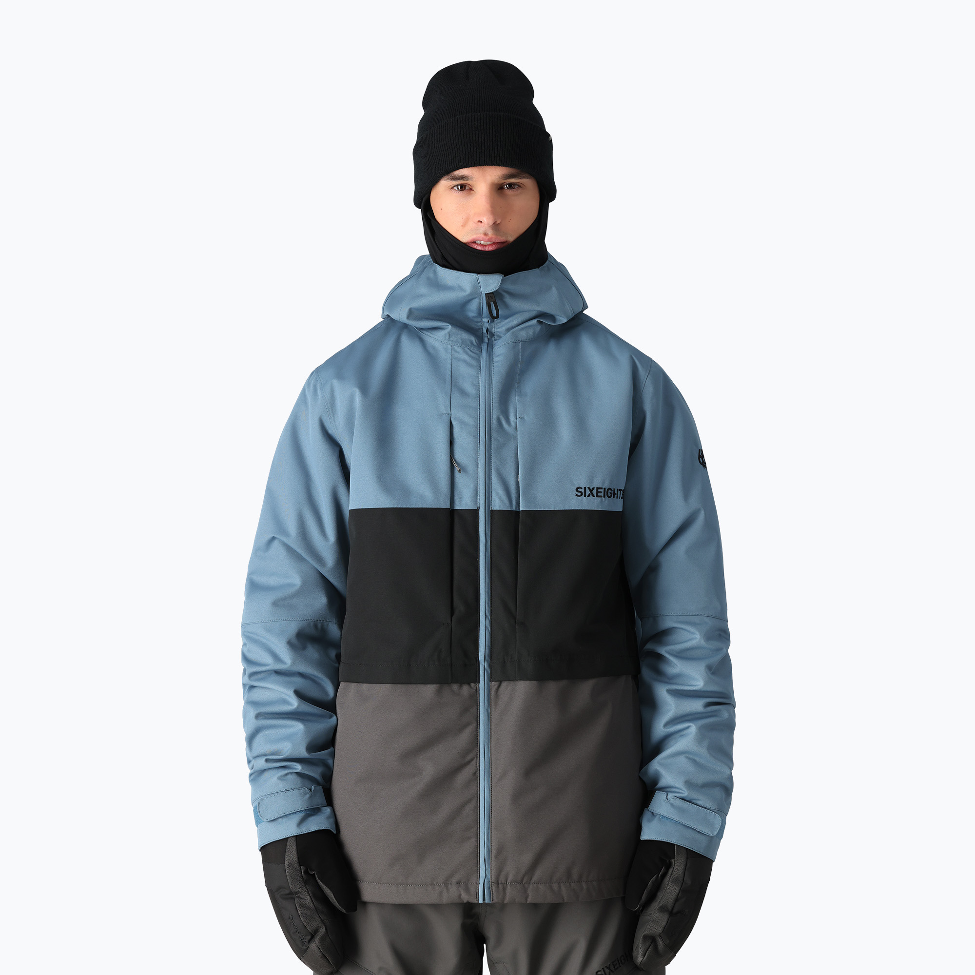 Pánska snowboardová bunda 686 Smarty 3 v 1 Form stellar blue colorblock (Smarty 3-in-1 Form M2W112-SRBC)