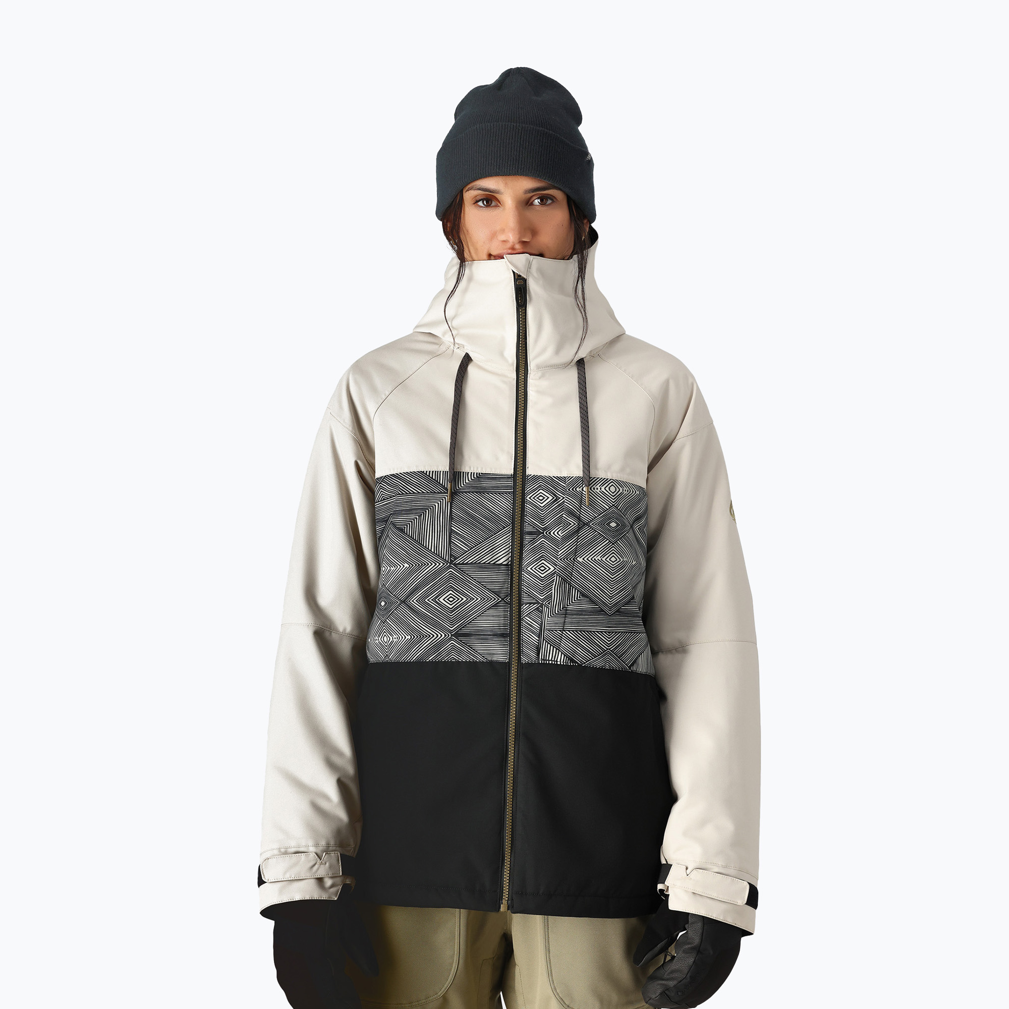 Dámska snowboardová bunda 686 Athena Insulated limestone colorblock (Athena Insulated M2W311-LSCB)