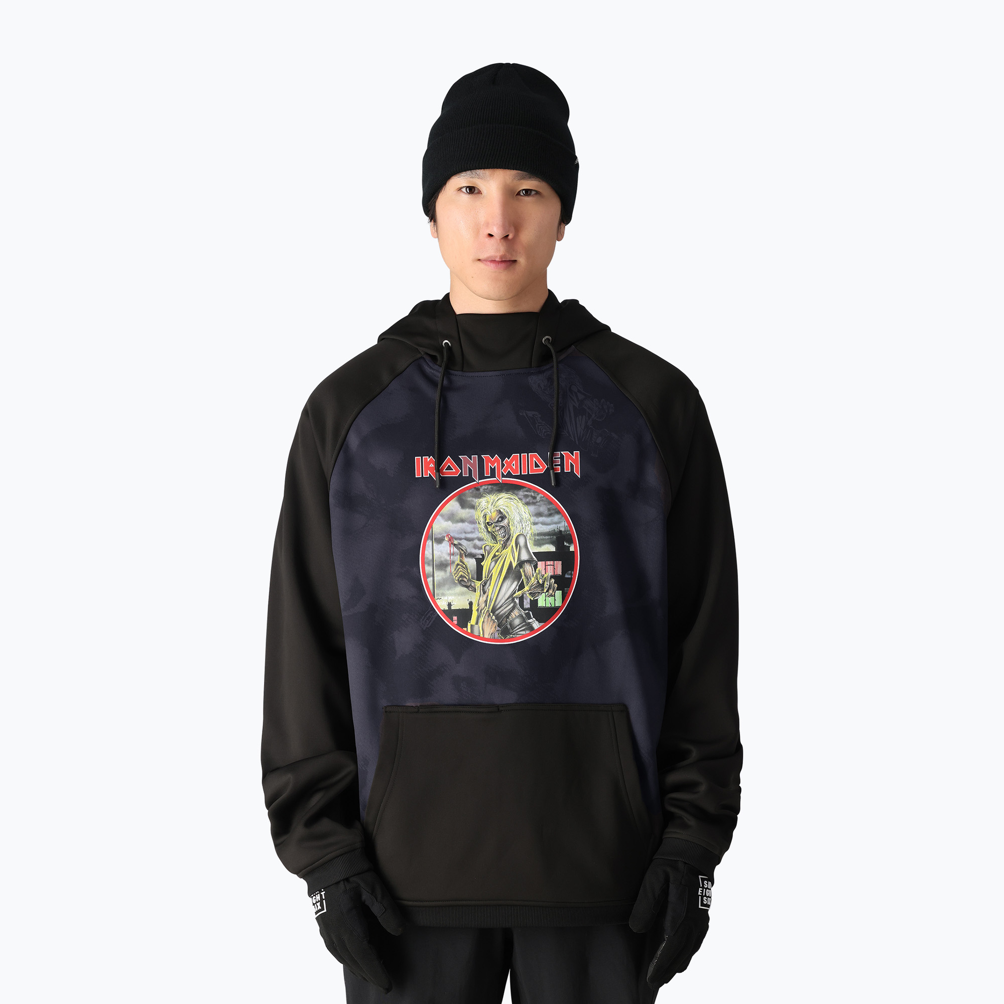 Pánska mikina 686 Bonded Fleece iron maiden eddies black snowboard