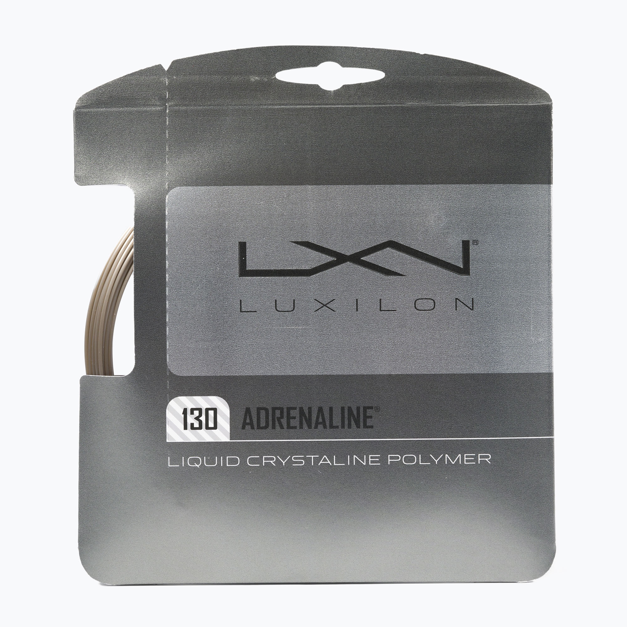 Tenisové struny Luxilon Adrenaline 130 Set12,2m sivé WRZ993900