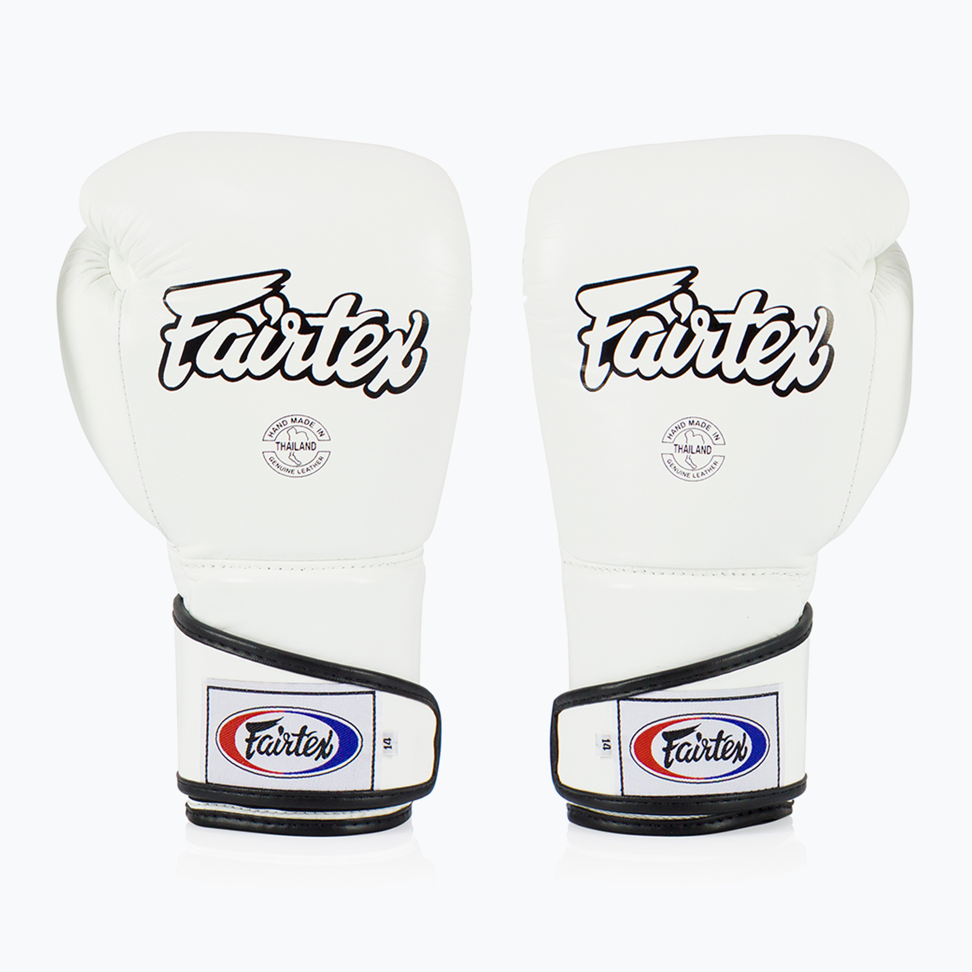 Boxerské rukavice Fairtex Stylish Angular Sparring - Locked Thumb white (Stylish Angular Sparring BGV6-WH)