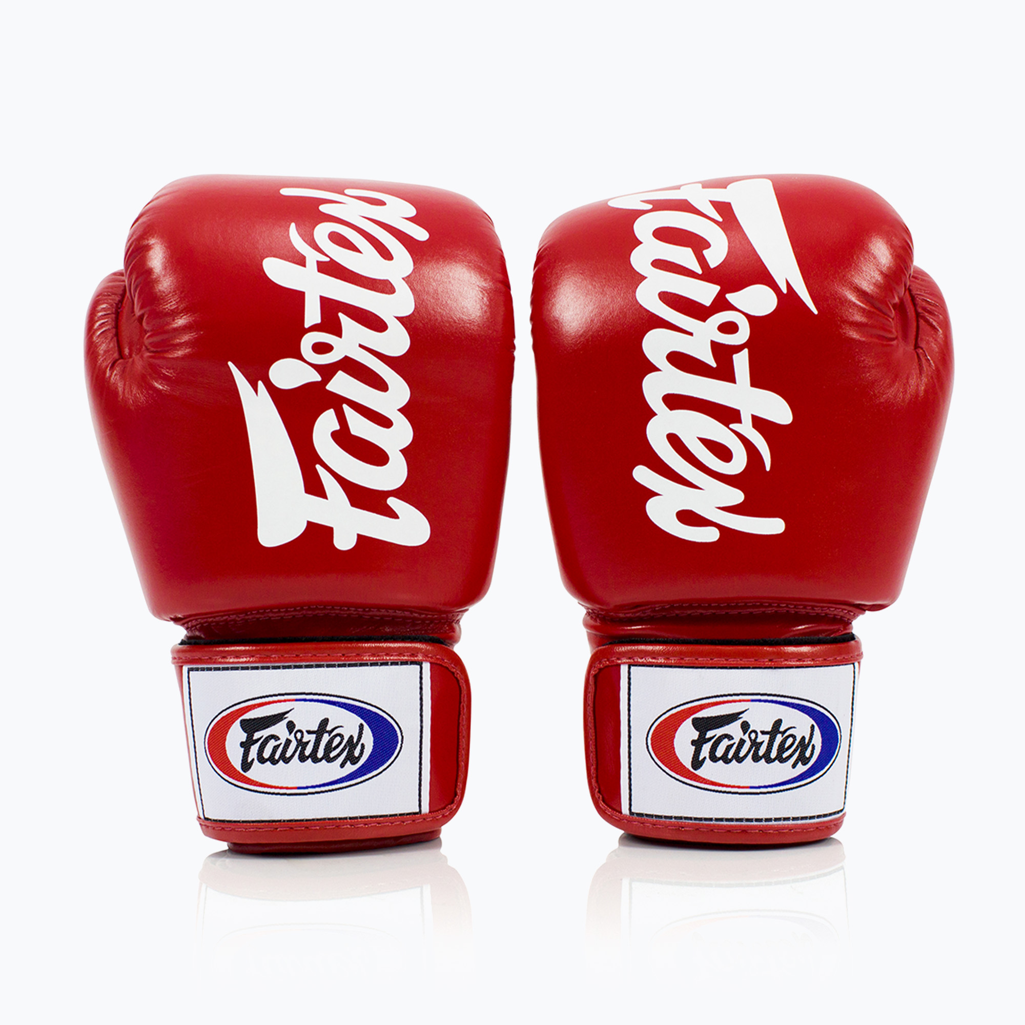 Boxerské rukavice Fairtex Deluxe Tight-Fit red