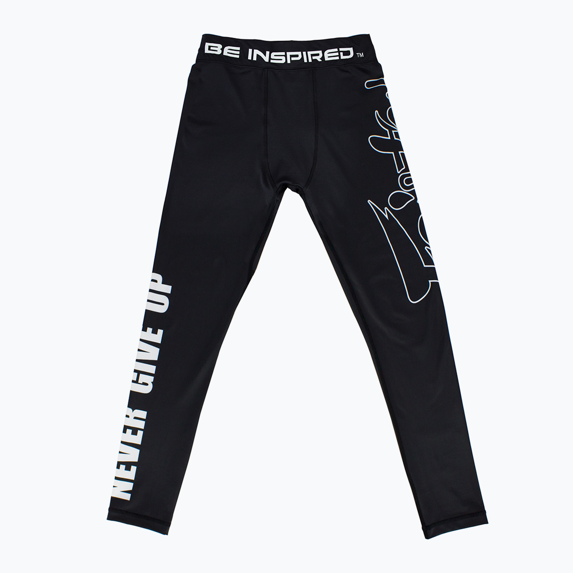 Fairtex Compression CP1 čierne pánske tréningové legíny (Compression CP1 CP1-BK)
