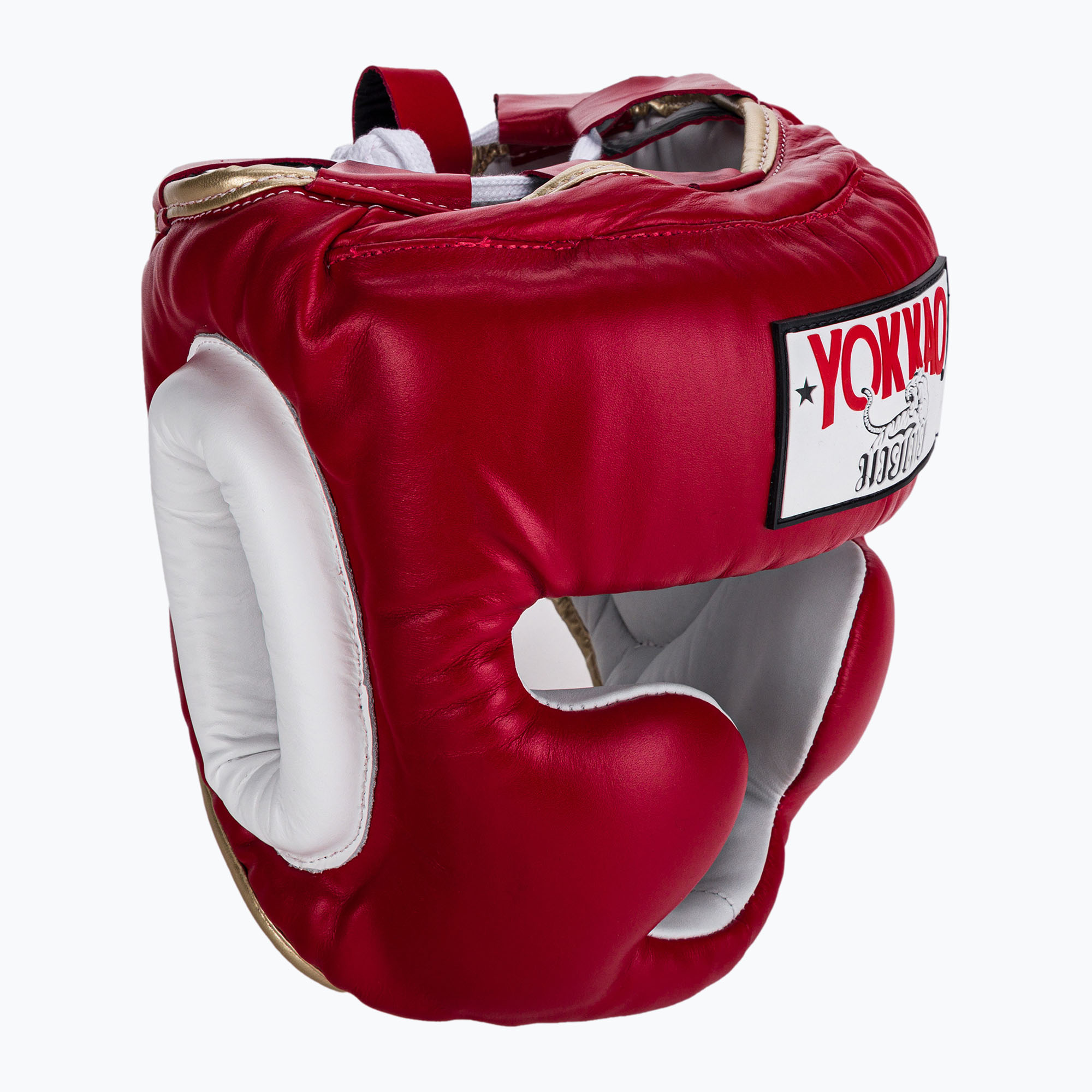Prilba pre bojové športy YOKKAO Training Headguard červená HYGL-1-2 (Training Headguard HYGL-1-2)
