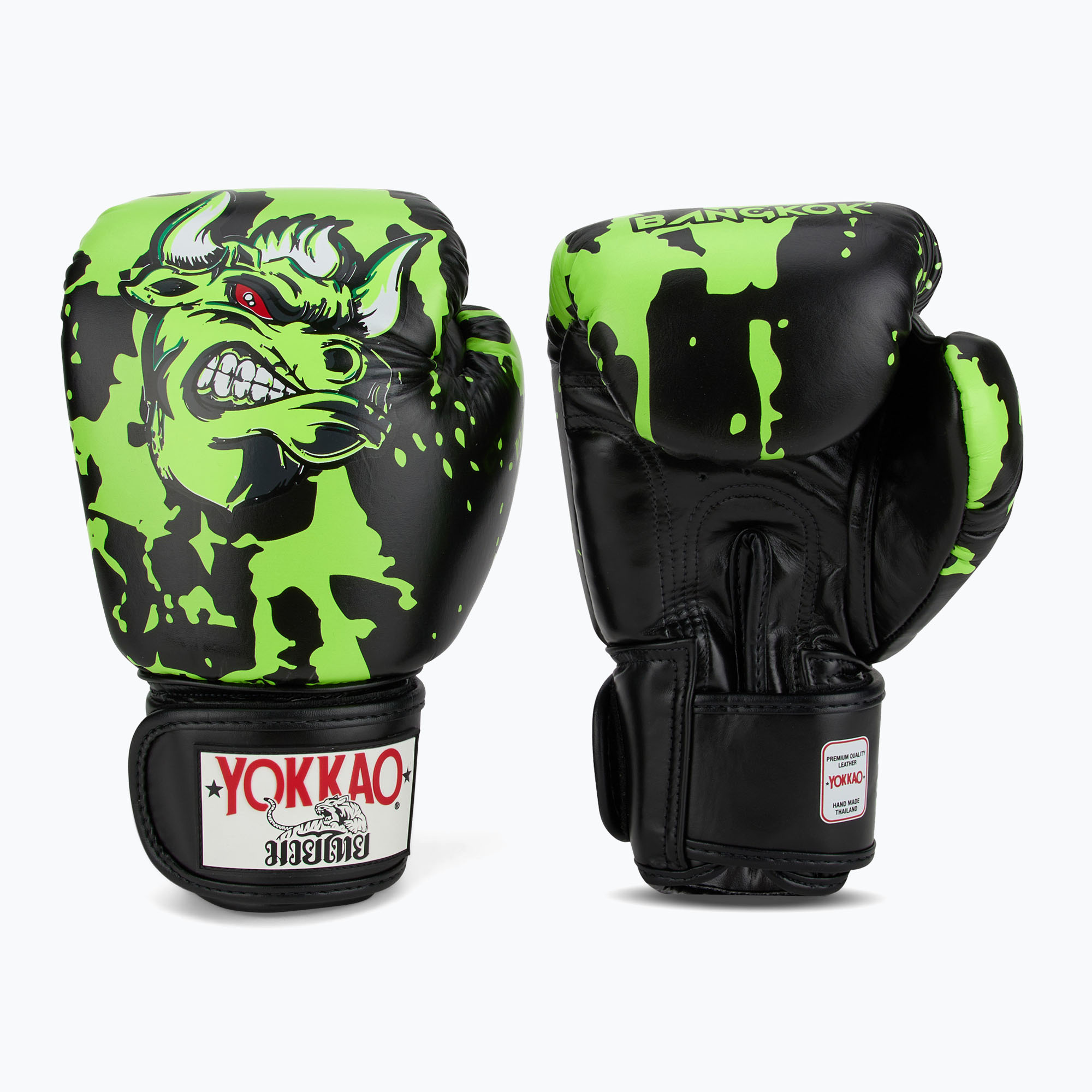 Pánske boxerské rukavice YOKKAO Angry Bull black (Angry Bull FYGL-86-1)
