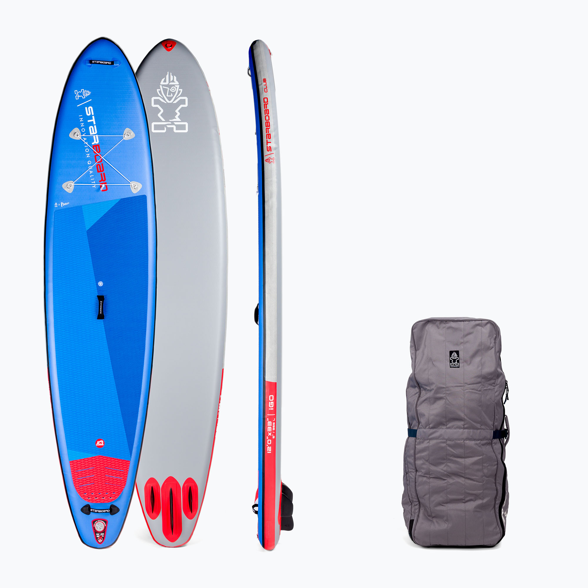 SUP STARBOARD iGO Club Deluxe 12'0 modrý (iGO niebieska 2012220601002)