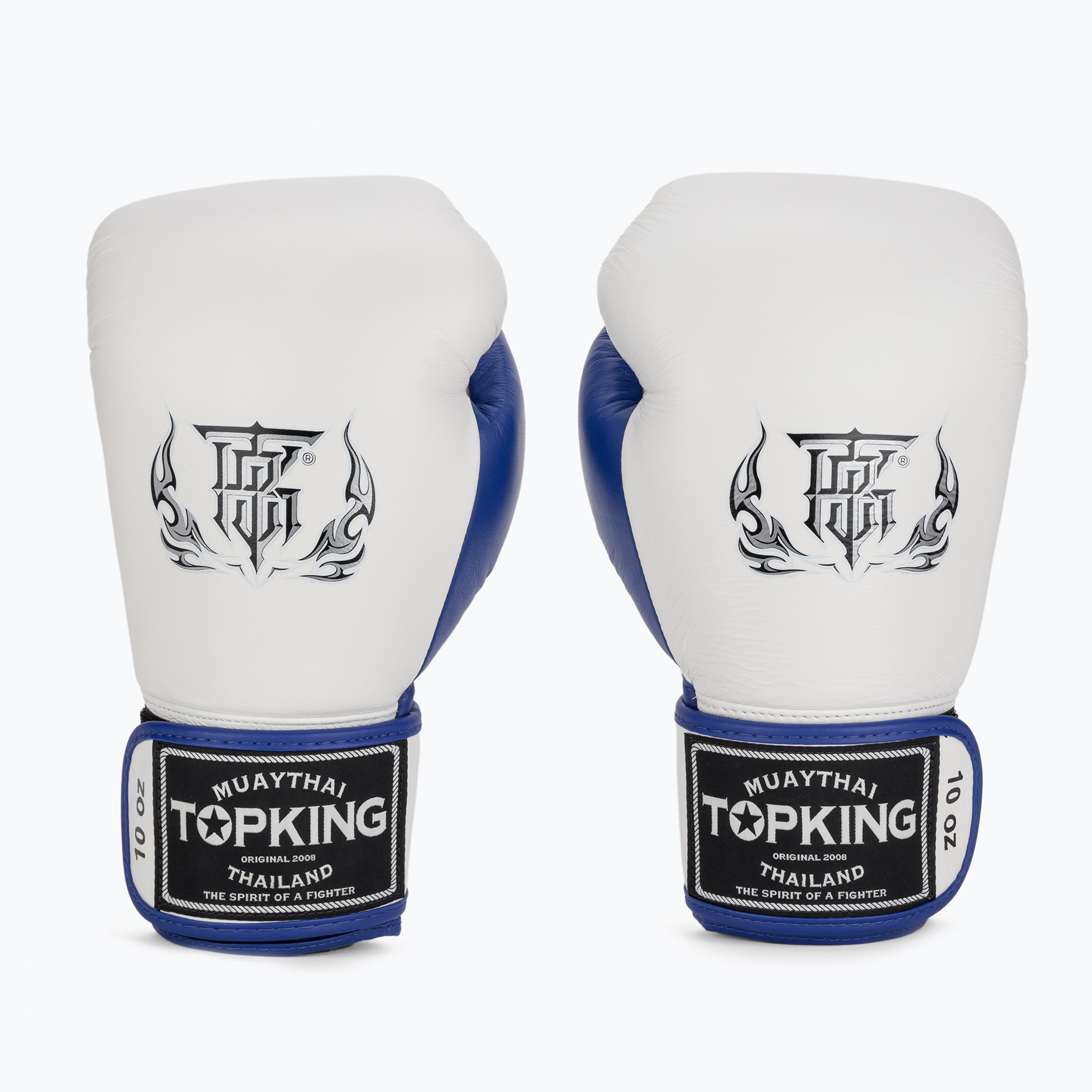 Boxerské rukavice Top King Boxing Reborn white/blue (Boxing Reborn TKBGRB-WH-BU)