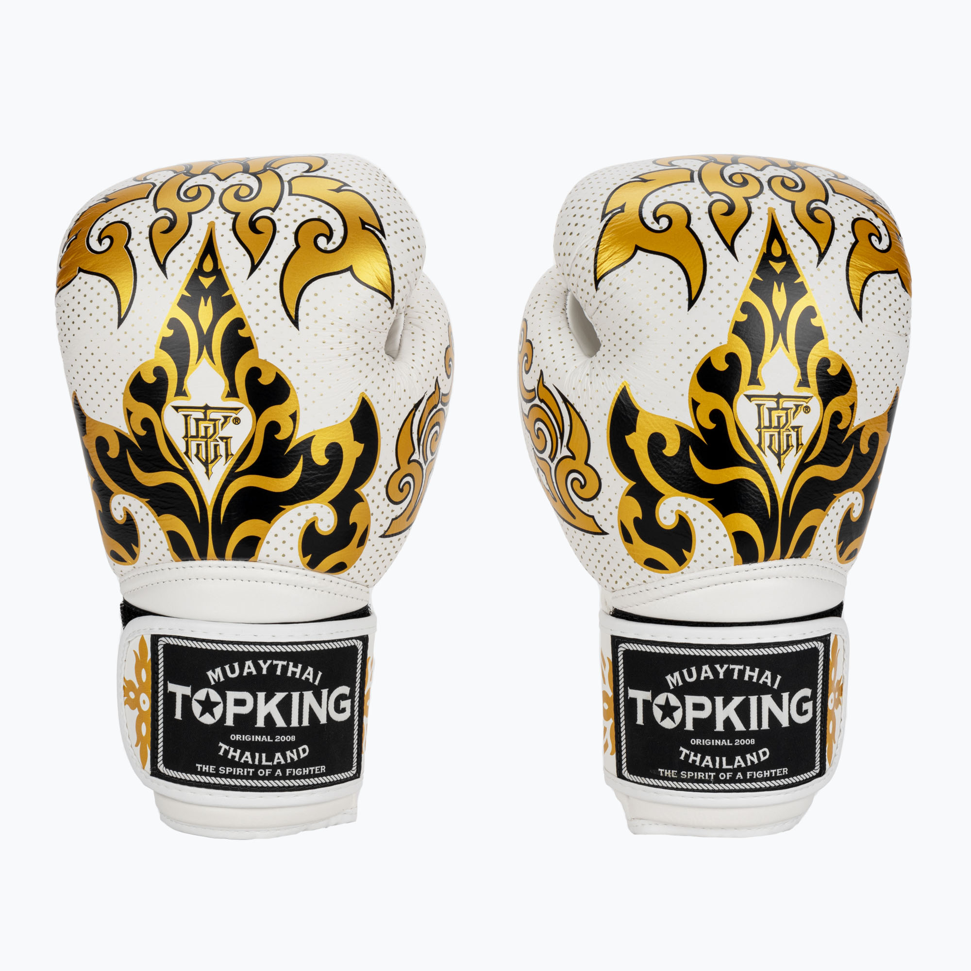 Boxerské rukavice Top King Boxing Kanok white (Boxing Kanok TKBGKN-01-WH)